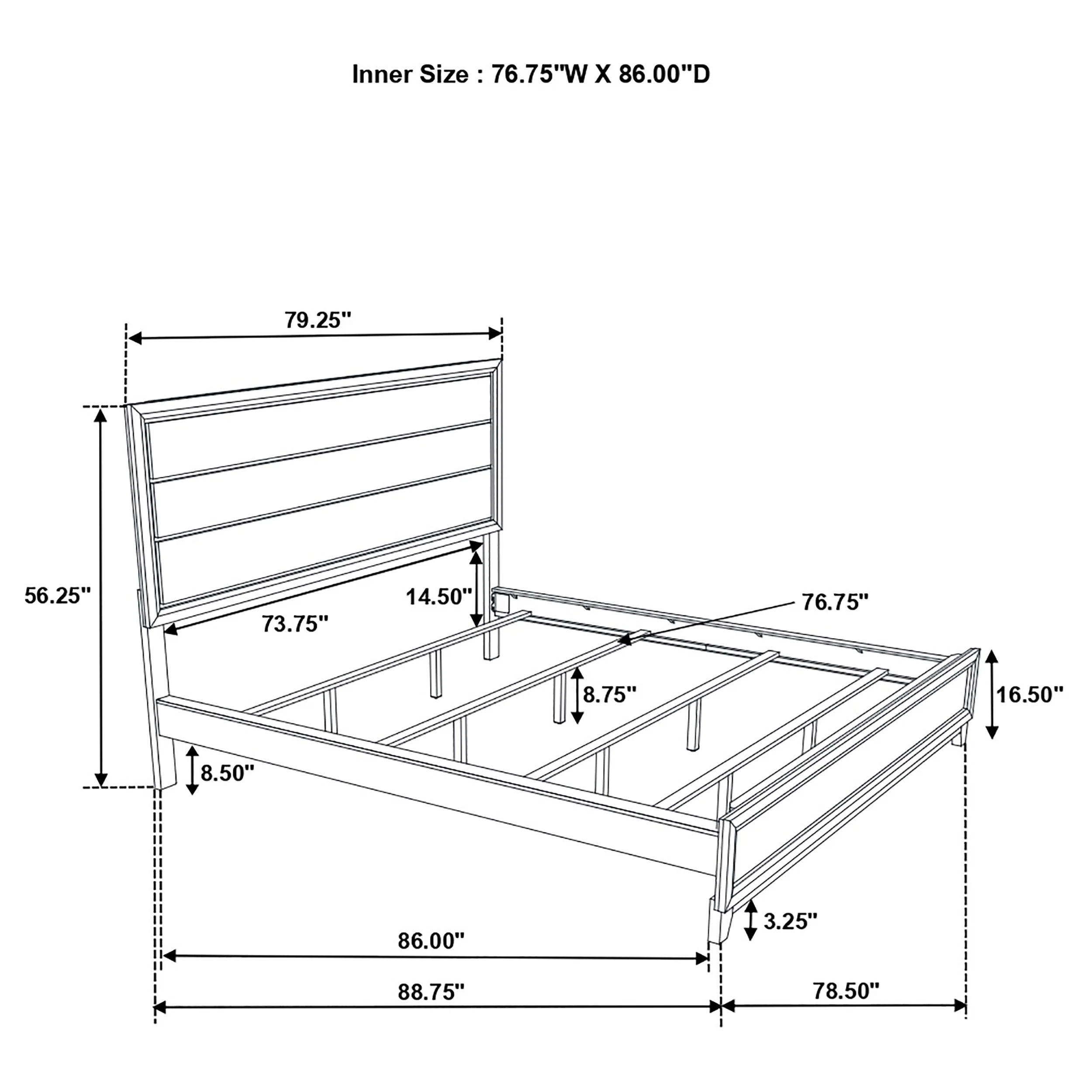 Watson Light Taupe Wood California King Panel Bed - Image 9