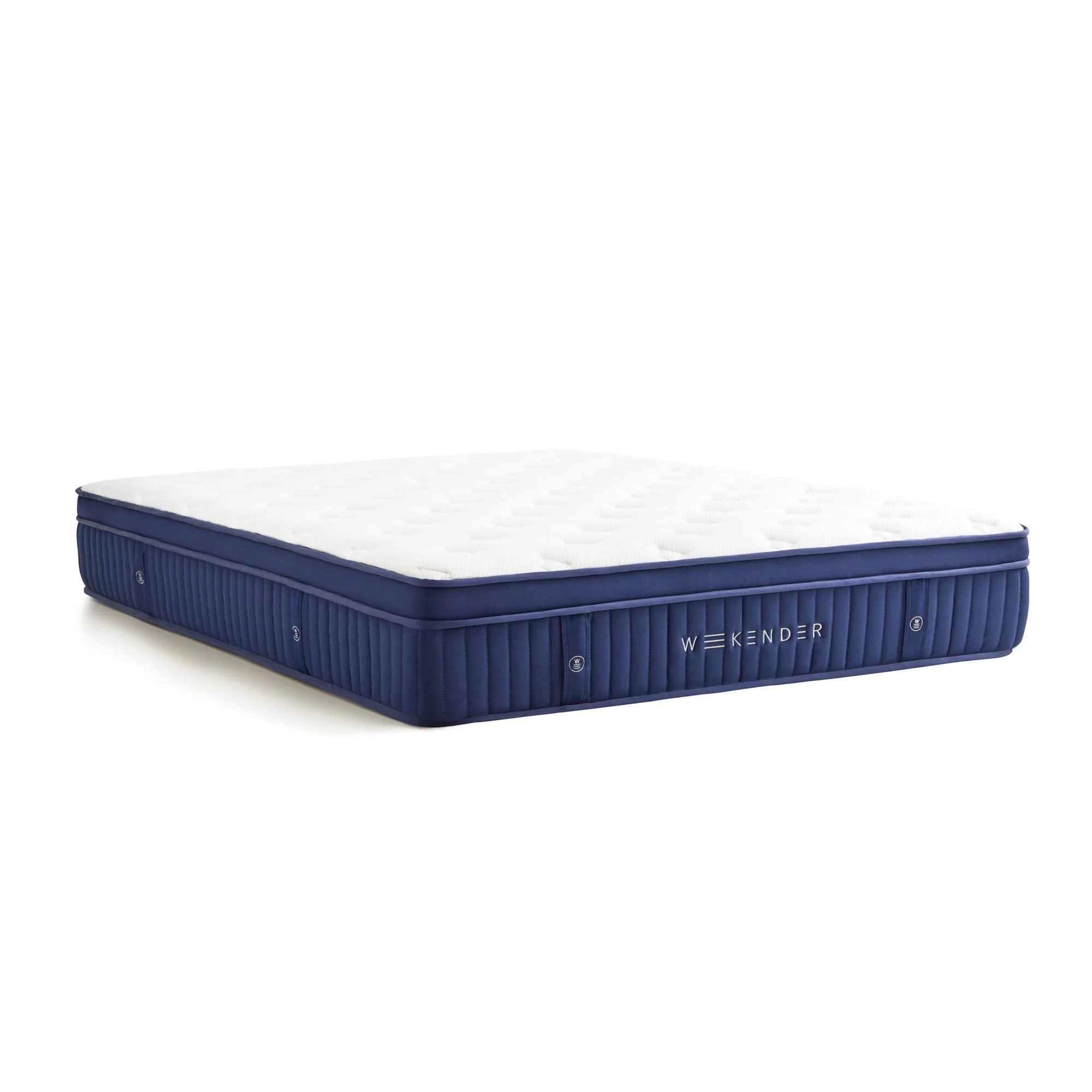 Weekender Blue/White Twin 11" Euro Top Hybrid Mattress