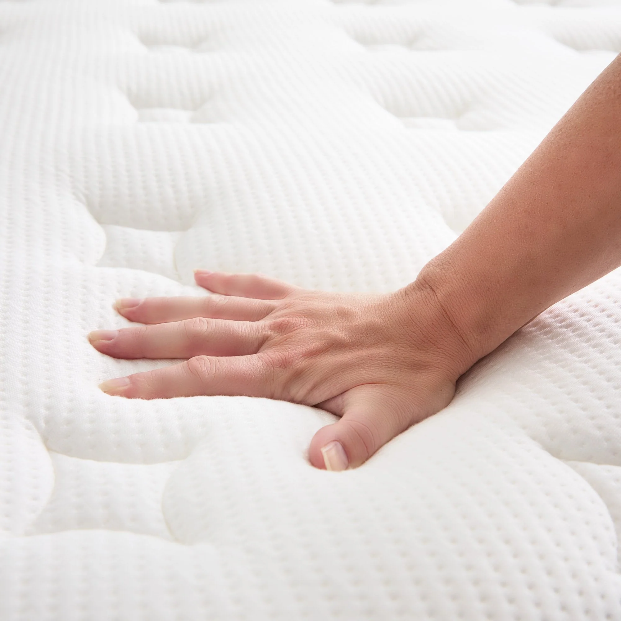 Weekender Blue/White Twin 11" Euro Top Hybrid Mattress - Image 7