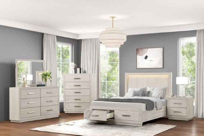 Wellingborough Light Gray 4-Piece Queen Bedroom Set