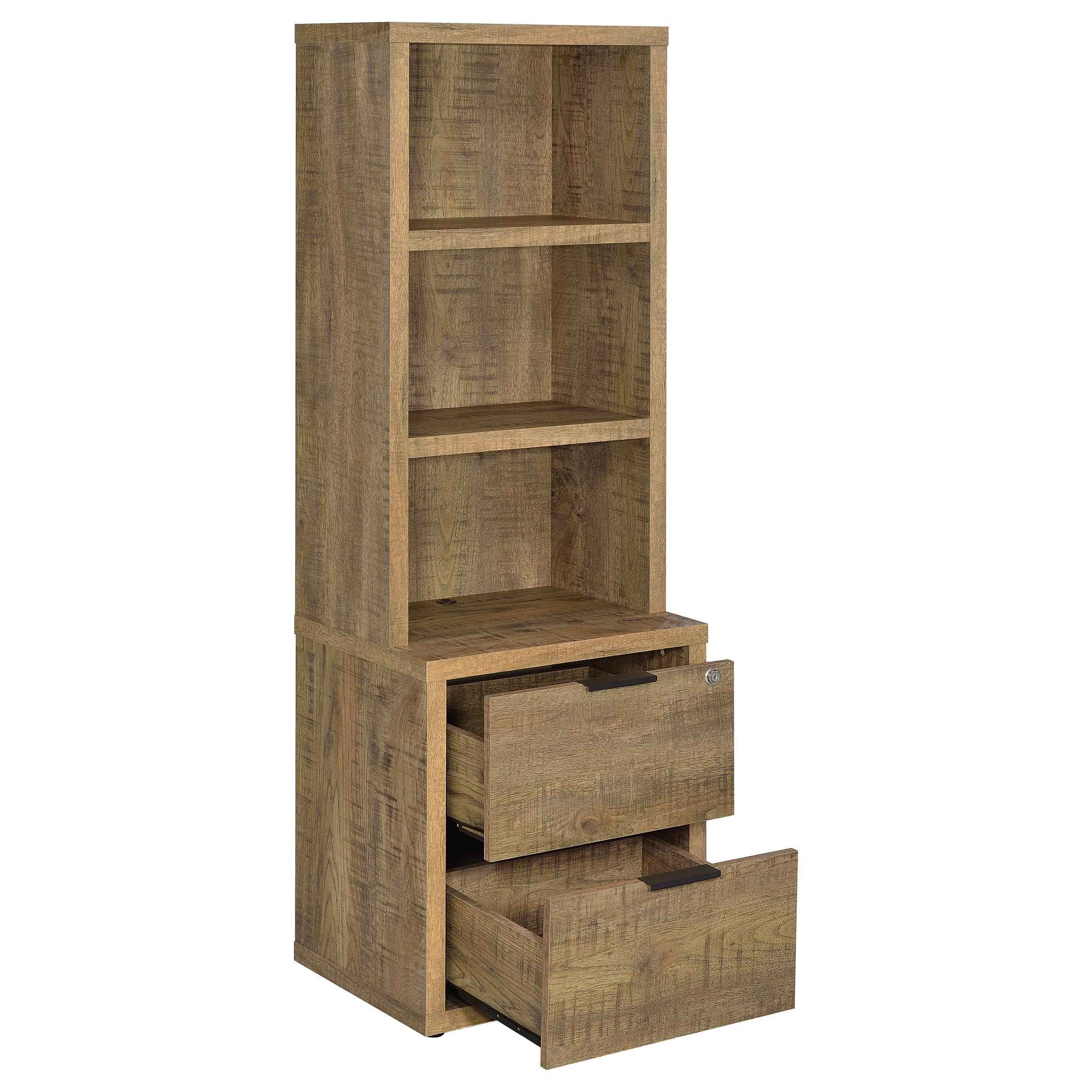 Westpark Mango 3-piece Full Bedroom Set Bookcase Headboard - Image 9