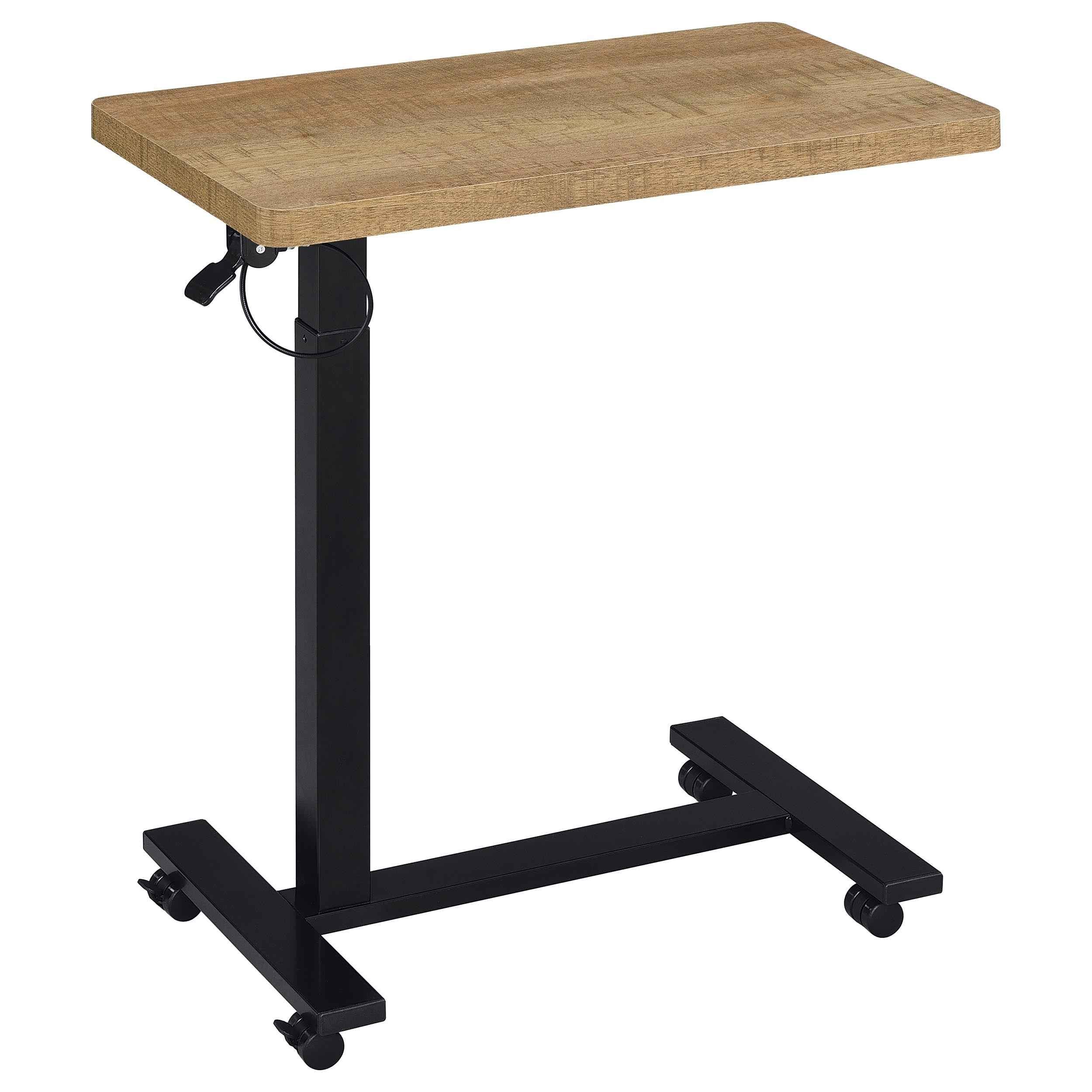 Westpark Mango Pneumatic Adjustable C-Shape Side Table with Casters - Image 3