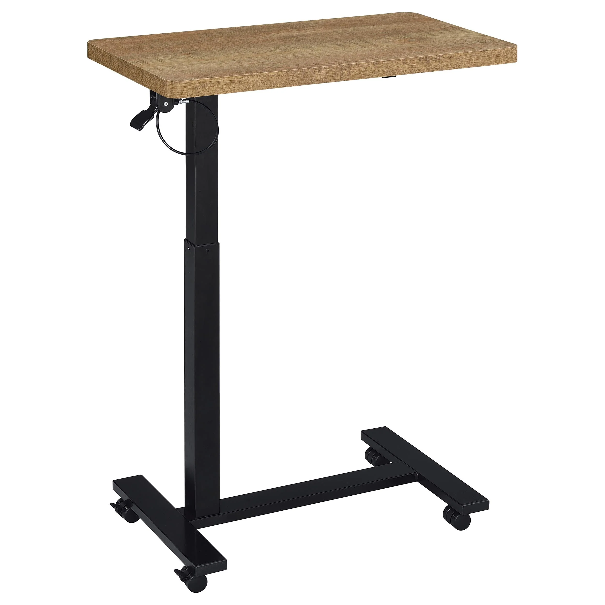 Westpark Mango Pneumatic Adjustable C-Shape Side Table with Casters - Image 4