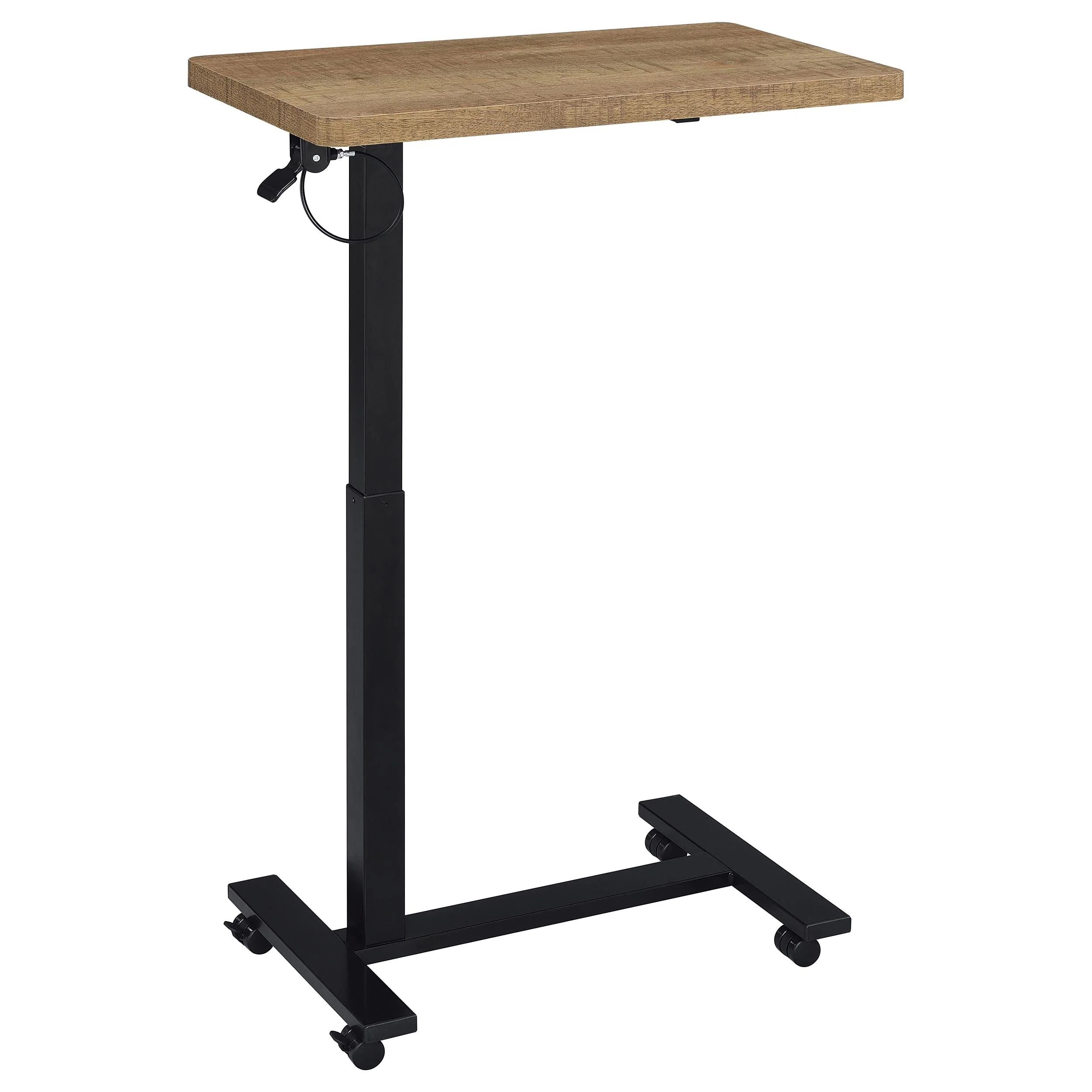 Westpark Mango Pneumatic Adjustable C-Shape Side Table with Casters - Image 5