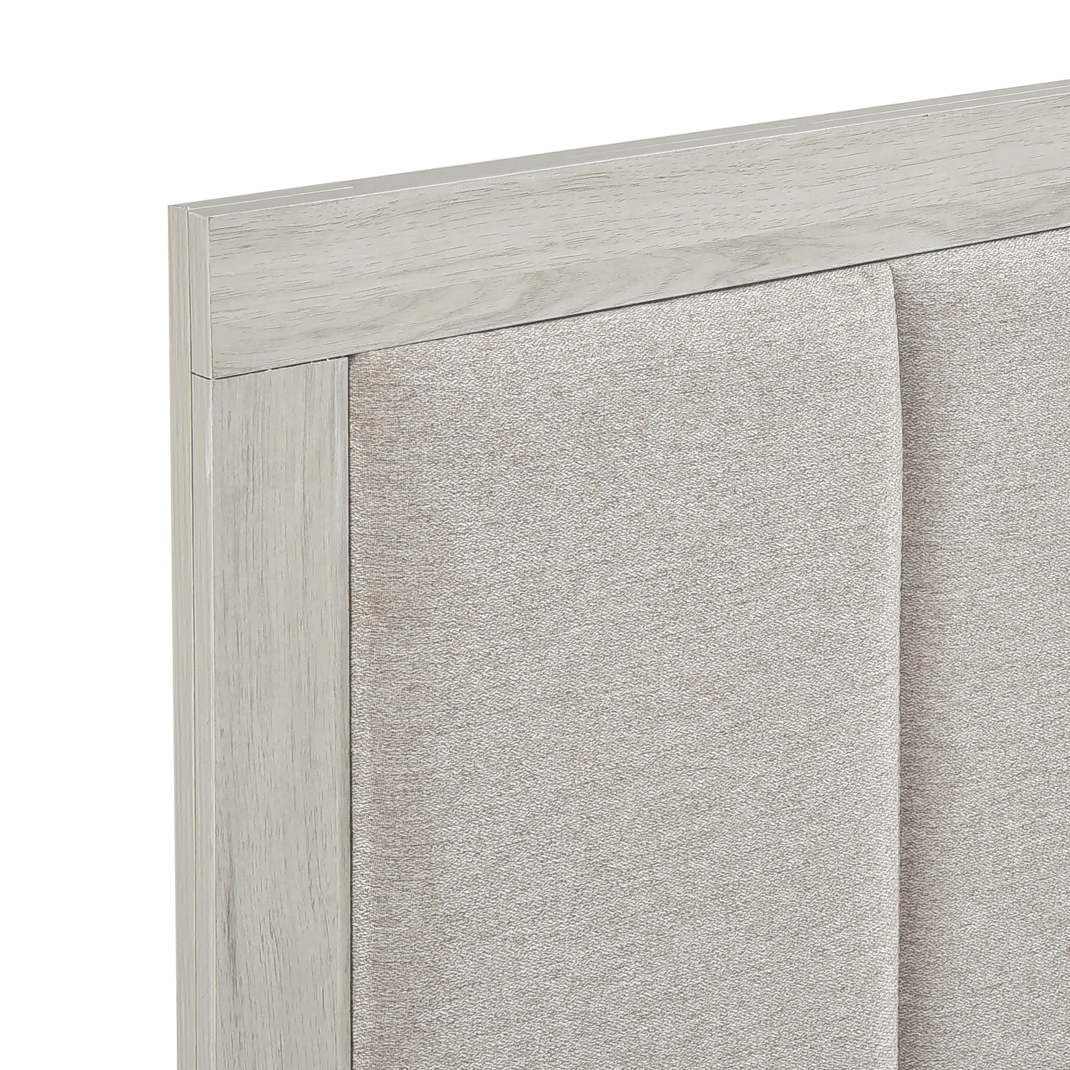 Westport White Oak/Gray Eastern King Platform Bed - Image 7