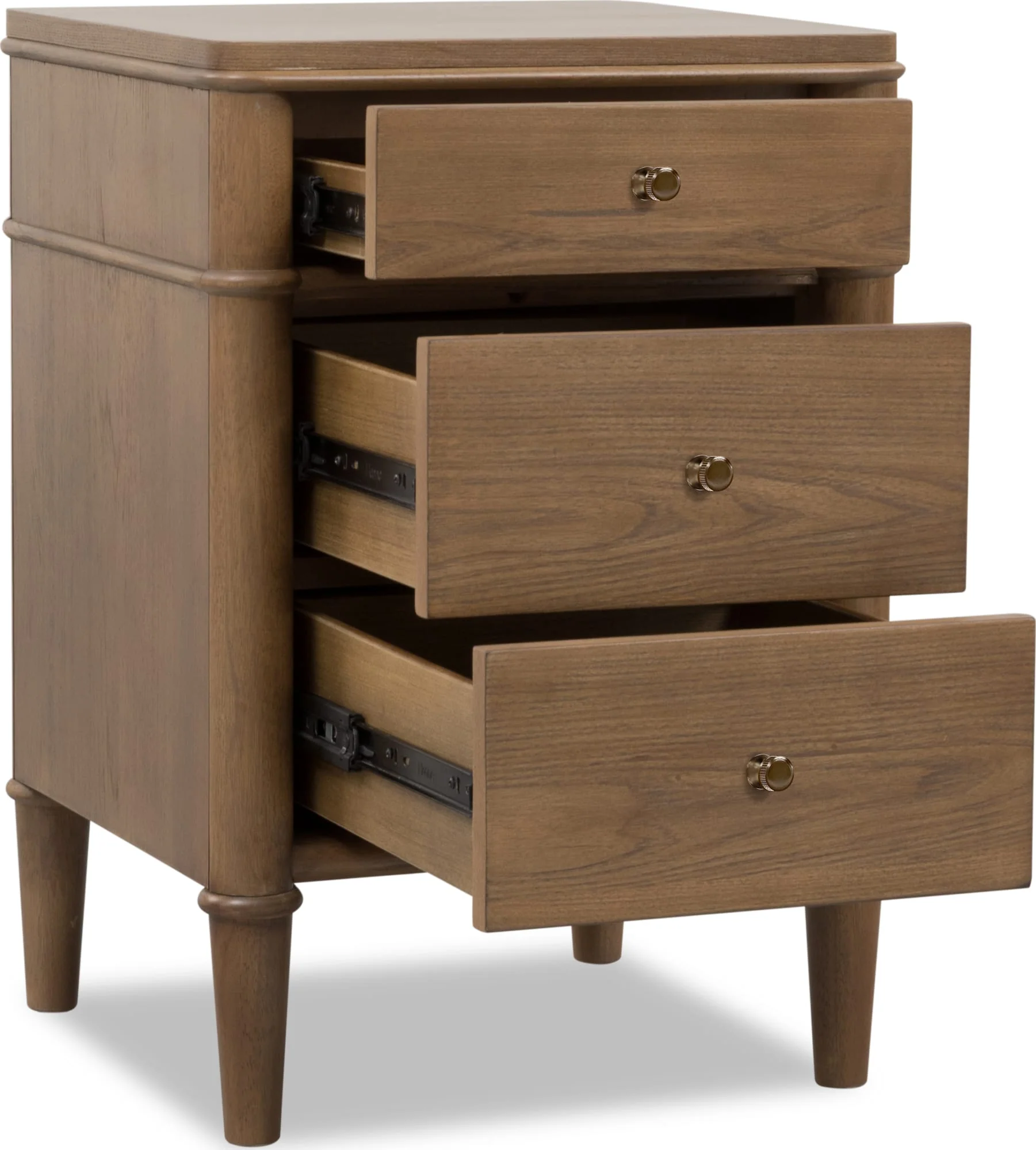 Whitmore Claystone 3-Drawer Nightstand - Image 3