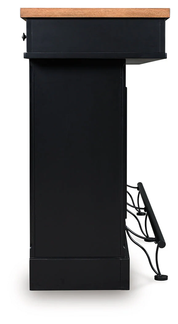 Wildenauer Brown/Black 78" Bar - Image 6