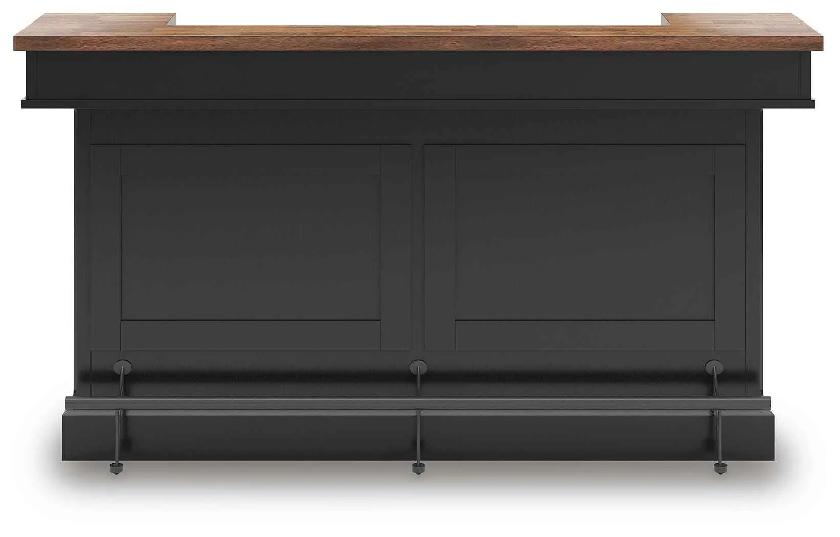 Wildenauer Brown/Black Bar Table and 2 Barstools - Image 26