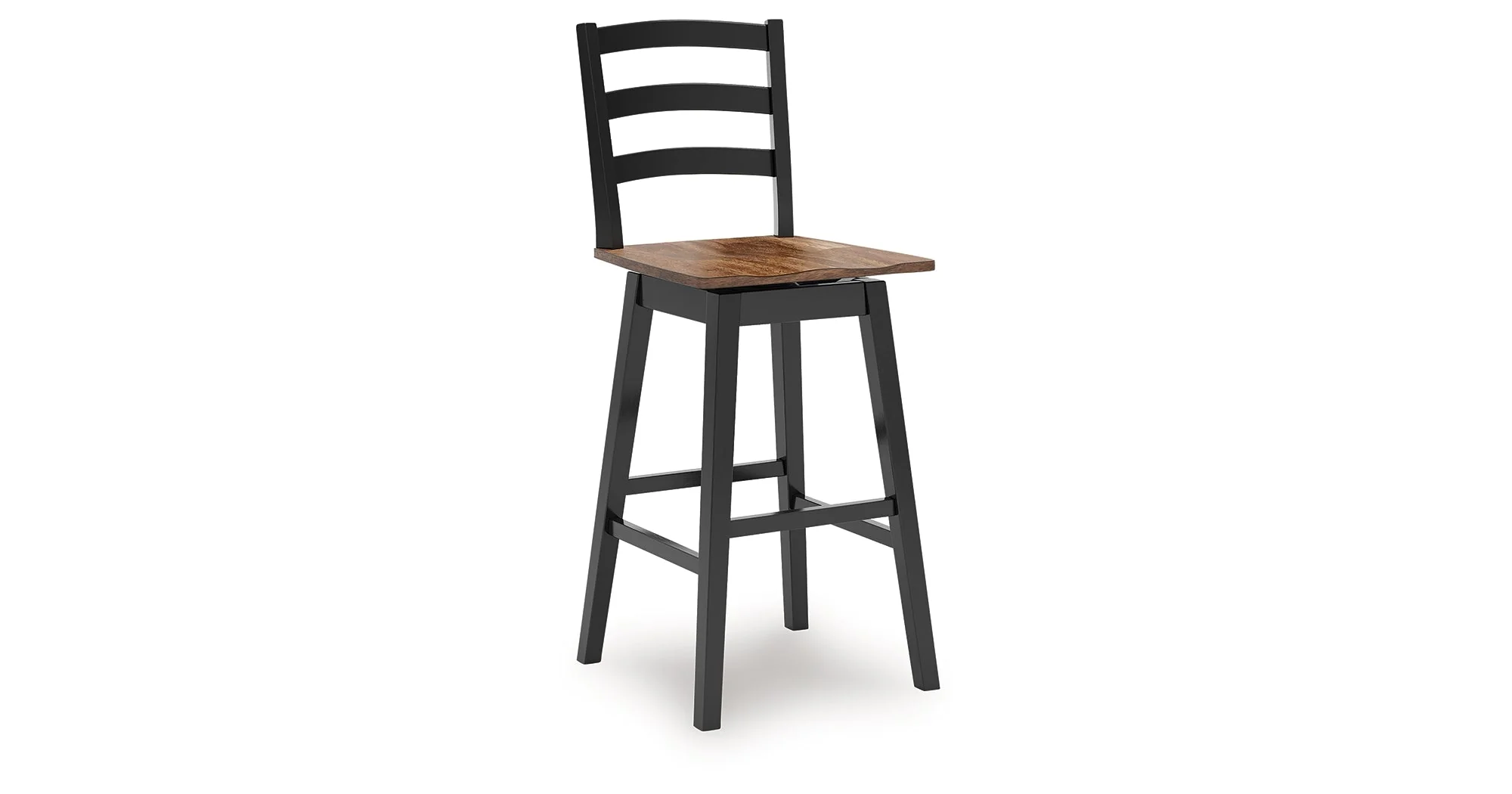 Wildenauer Brown/Black Bar Table and 2 Barstools - Image 4