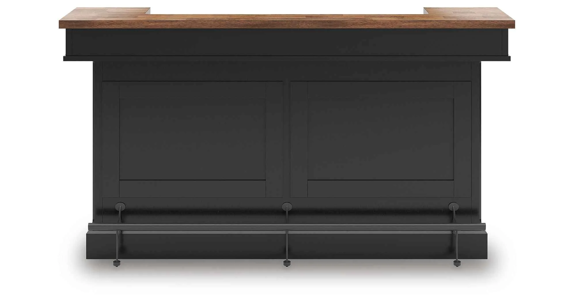 Wildenauer Brown/Black Bar Table and 2 Barstools - Image 8