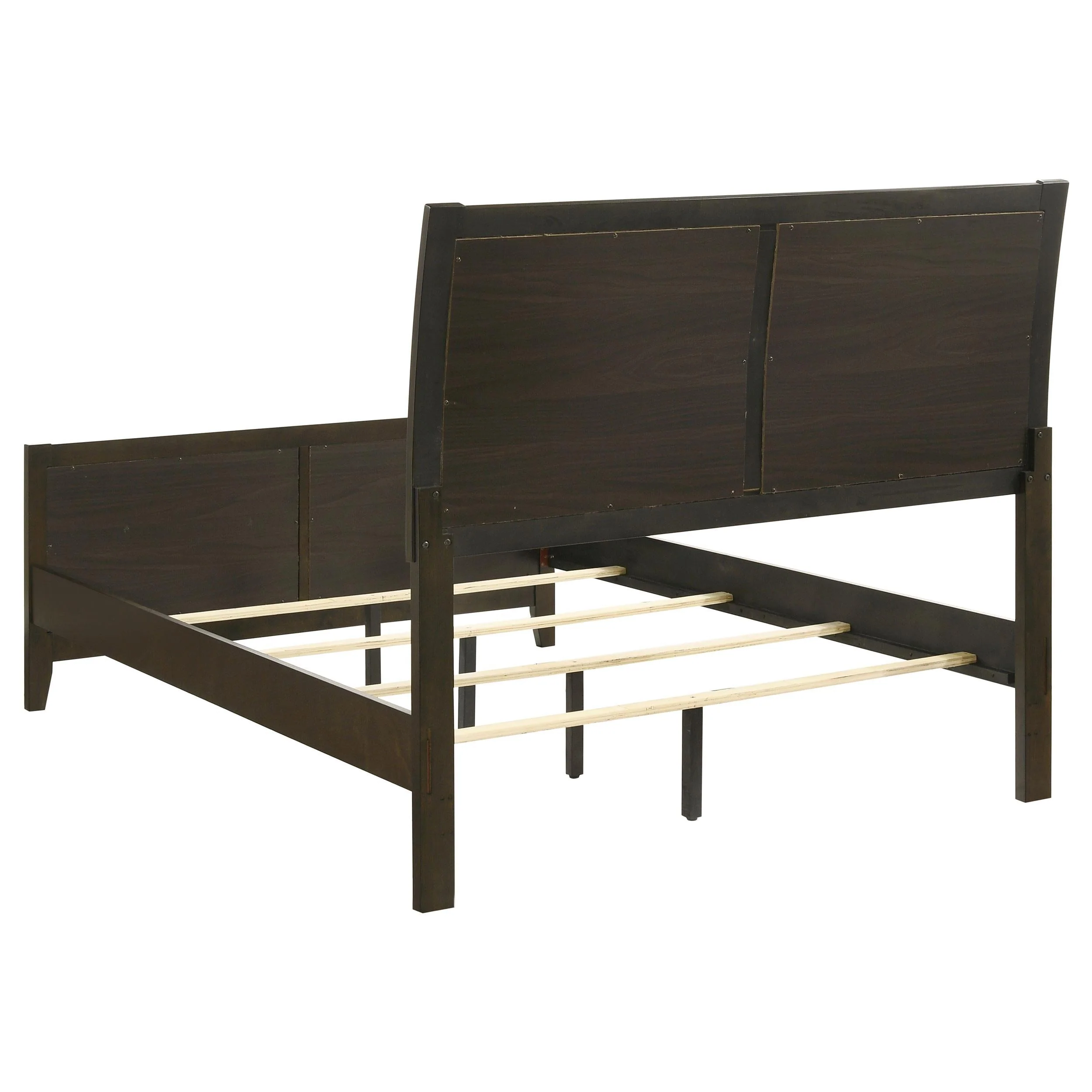 Wilkes Dark Cocoa Upholstered Full Bed - Image 5