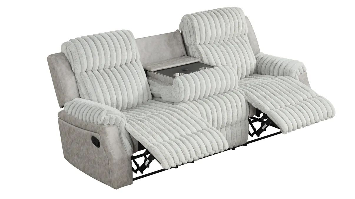 Willow Grey 3-Piece Reclining Living Room Set [Special Price] - Image 4