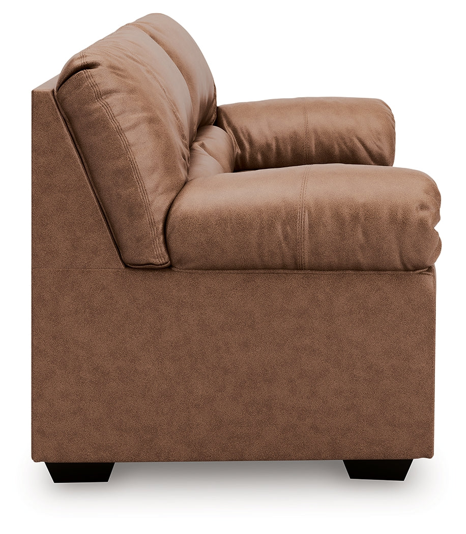 WillowBend Caramel Sofa and Loveseat - Image 4