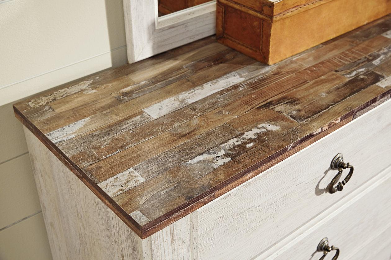 Willowton Two-tone Dresser - Image 3