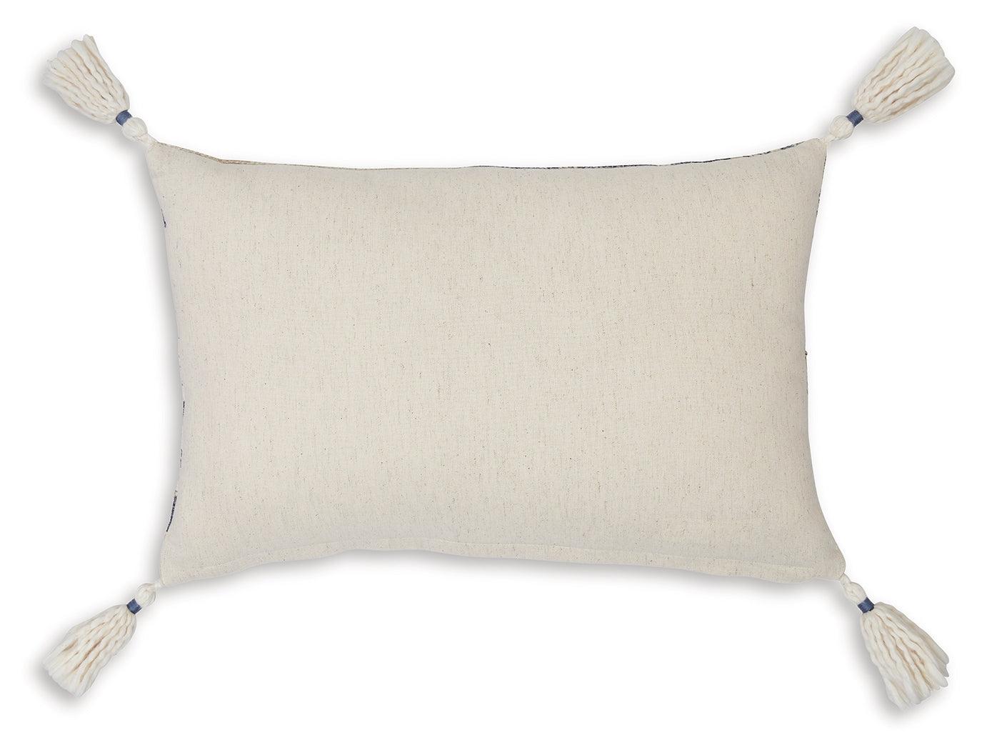Winbury Blue/Tan/White Pillow (Set of 4) - Image 3