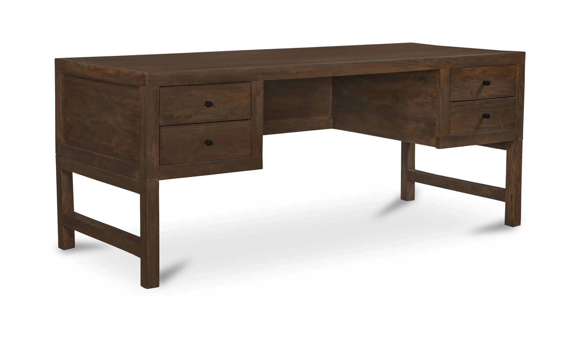 Windsor Desk Dark Brown - Image 2