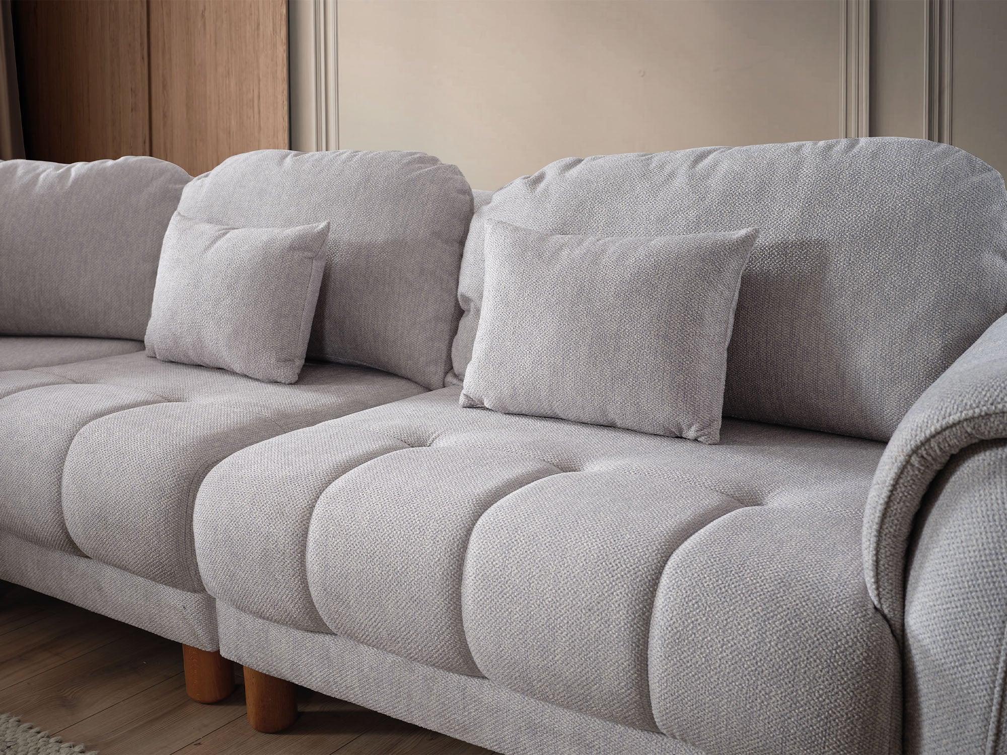 Windy Grey Modular Sectional Sofa - Image 4