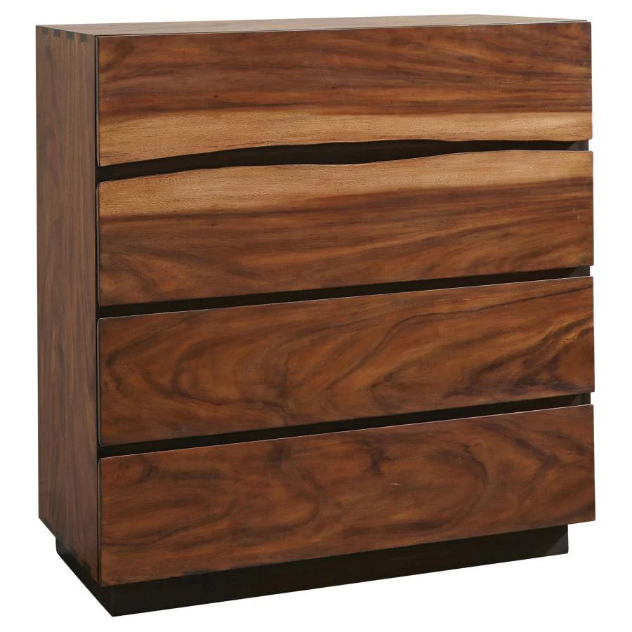 Winslow Smokey Walnut 5-Piece King Storage Bedroom Set - Image 7