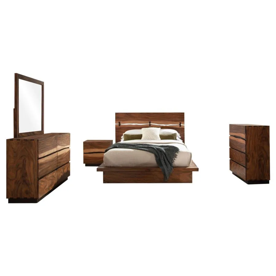 Winslow Smokey Walnut 5-piece Queen Bedroom Set - Image 2