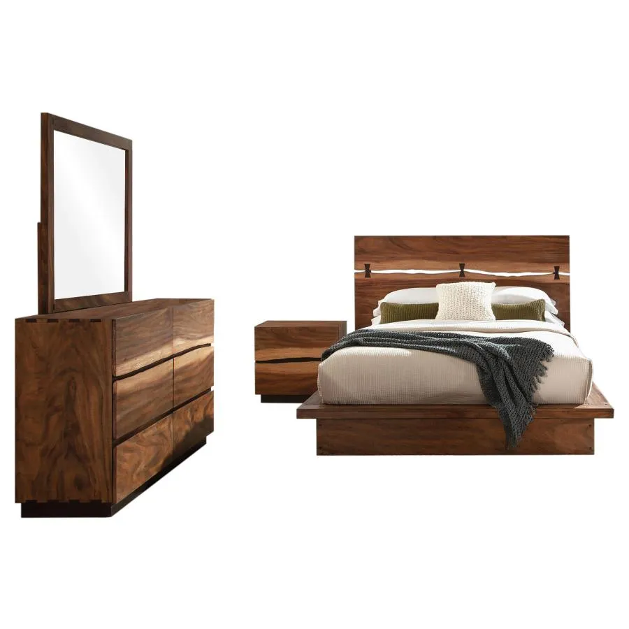 Winslow Walnut/Coffee Bean 5-Piece California King Bedroom Set - Image 2