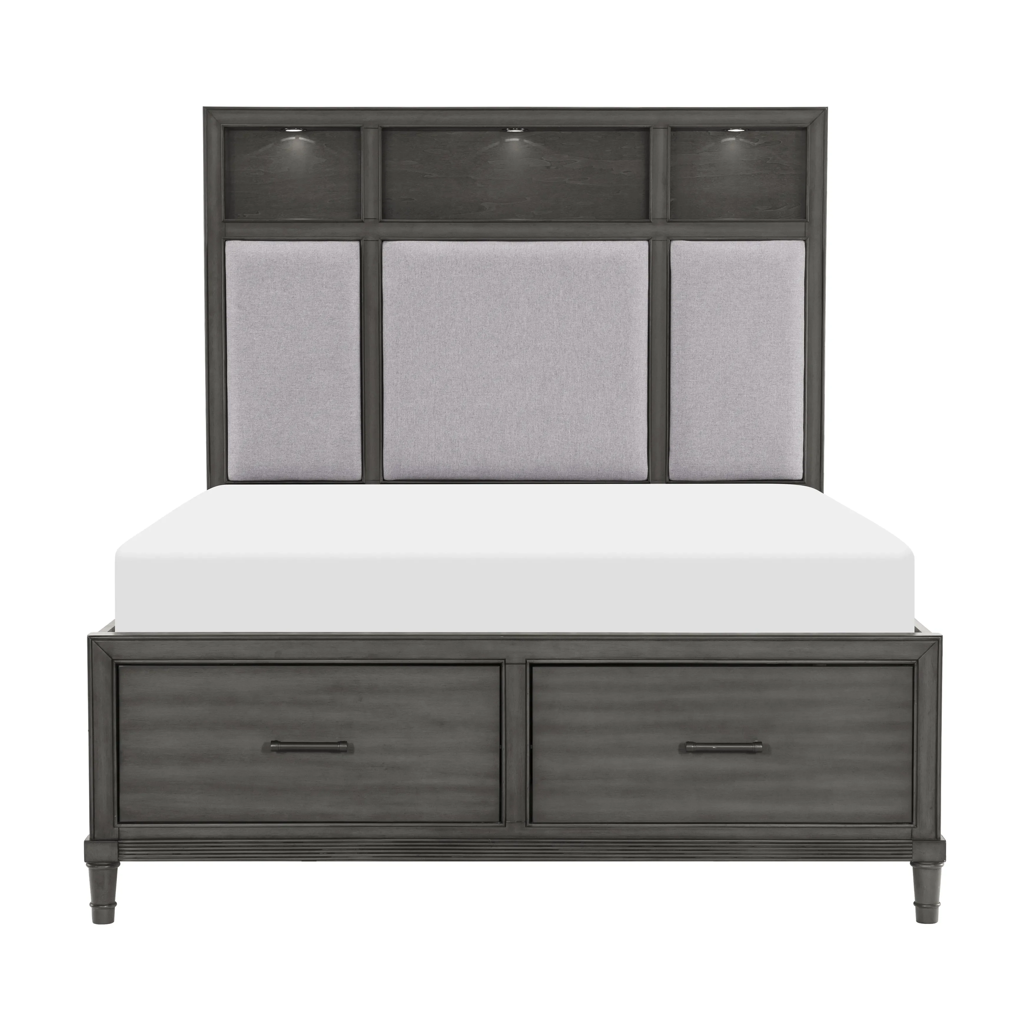 Wittenberry Gray King Storage Platform Bed - Image 3