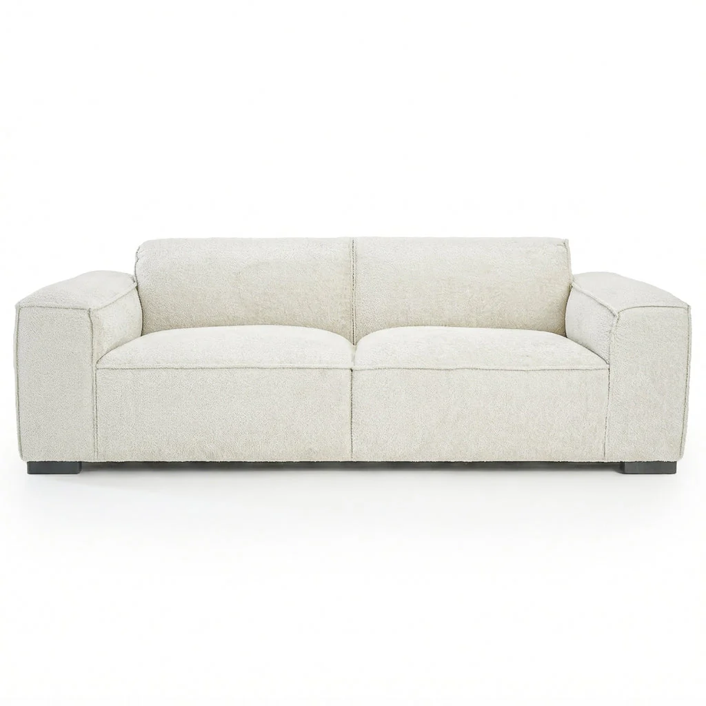 Woodley Modern Cream Boucle Sofa