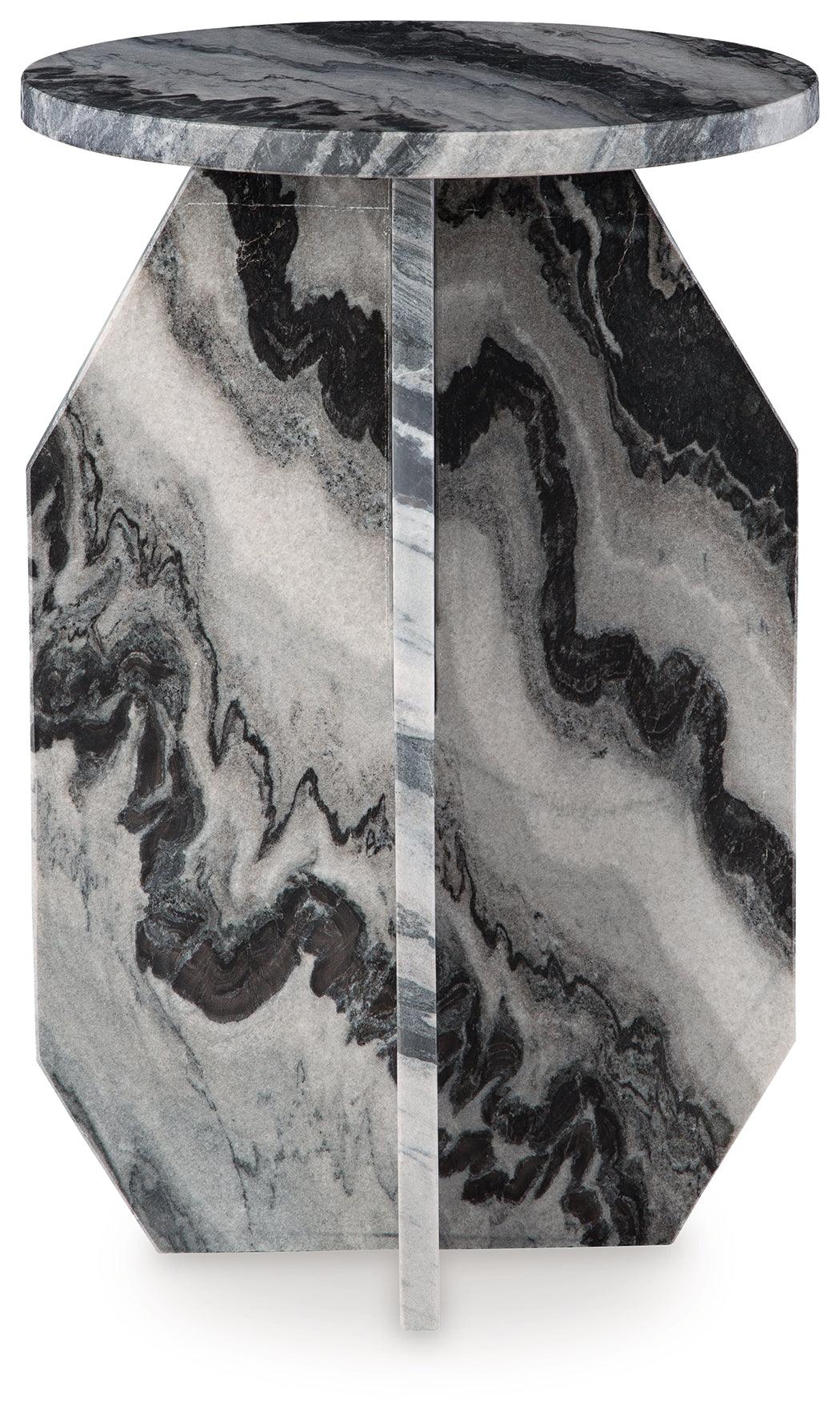 Wrenlane White/Black Accent Table - Image 3