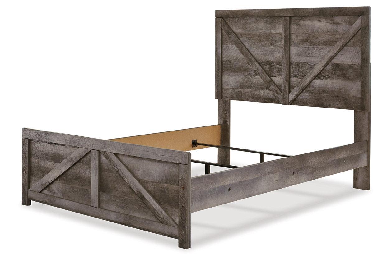 Wynnlow Gray Full Crossbuck Panel Bed - Image 4