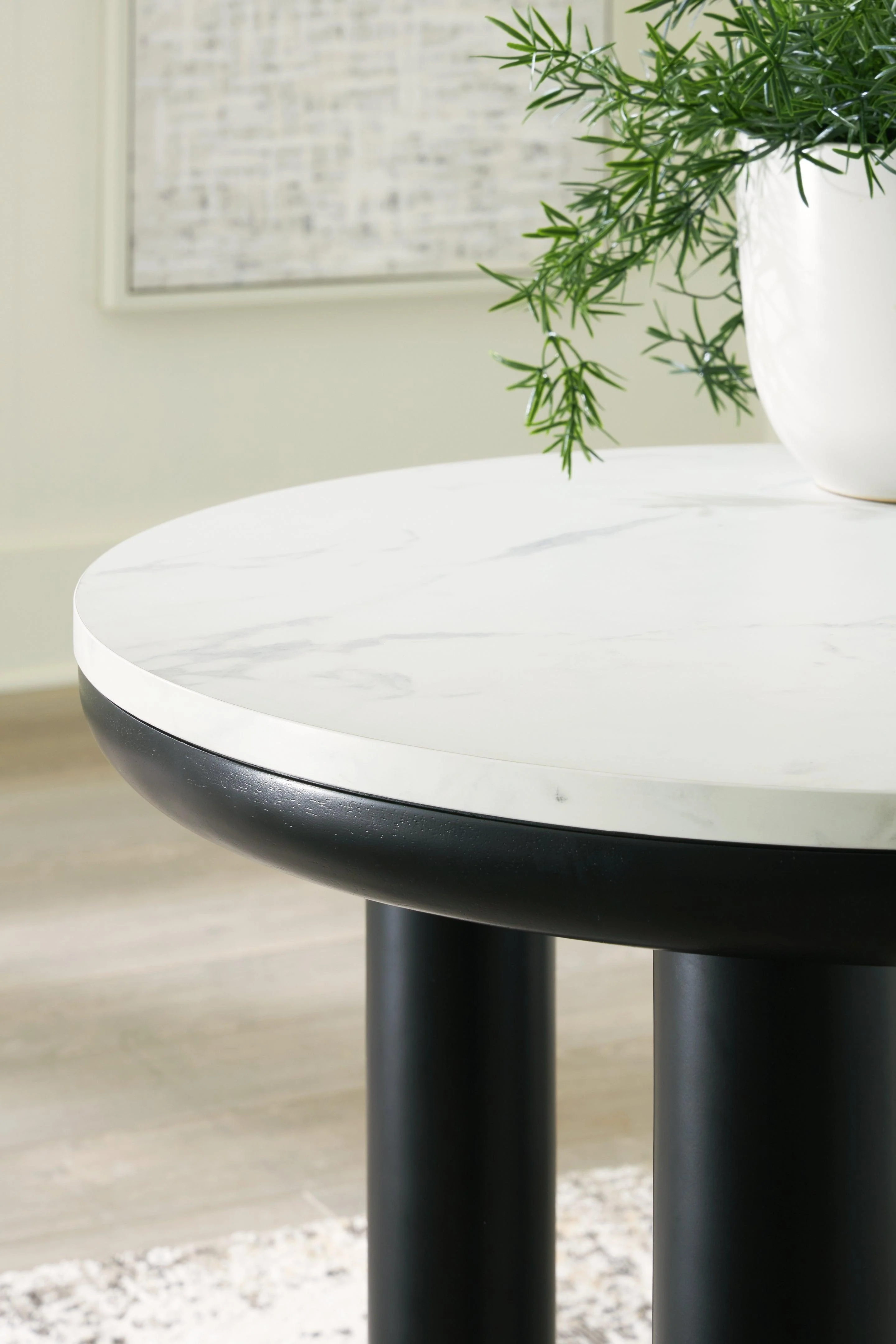 Xandrum Black/White Table - Image 6