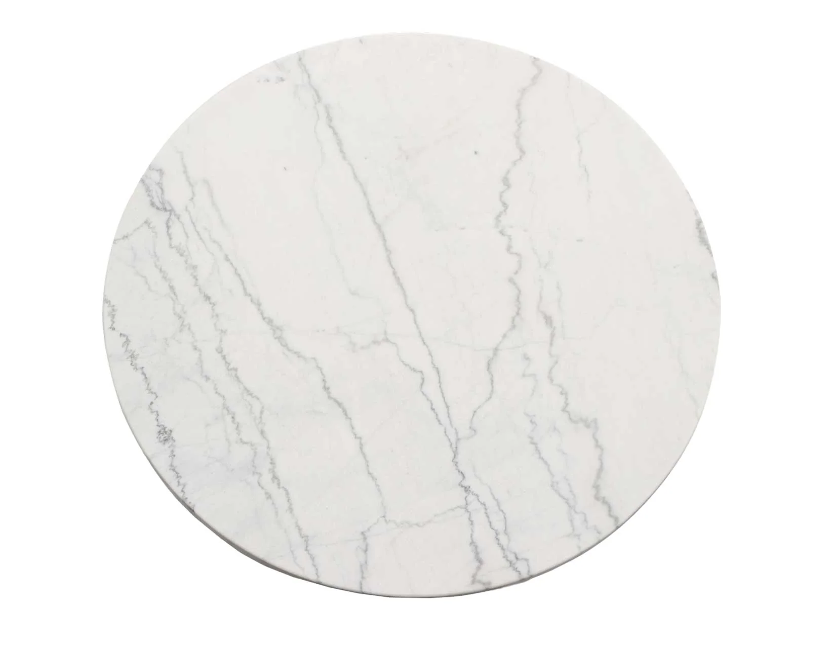 Xena Ebony/Light Gray Round Marble Top Dining Room Set - Image 10