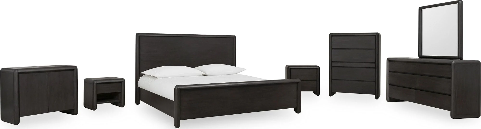 Xolani Jaguar Six Drawer Acacia Wood Dresser - Image 12