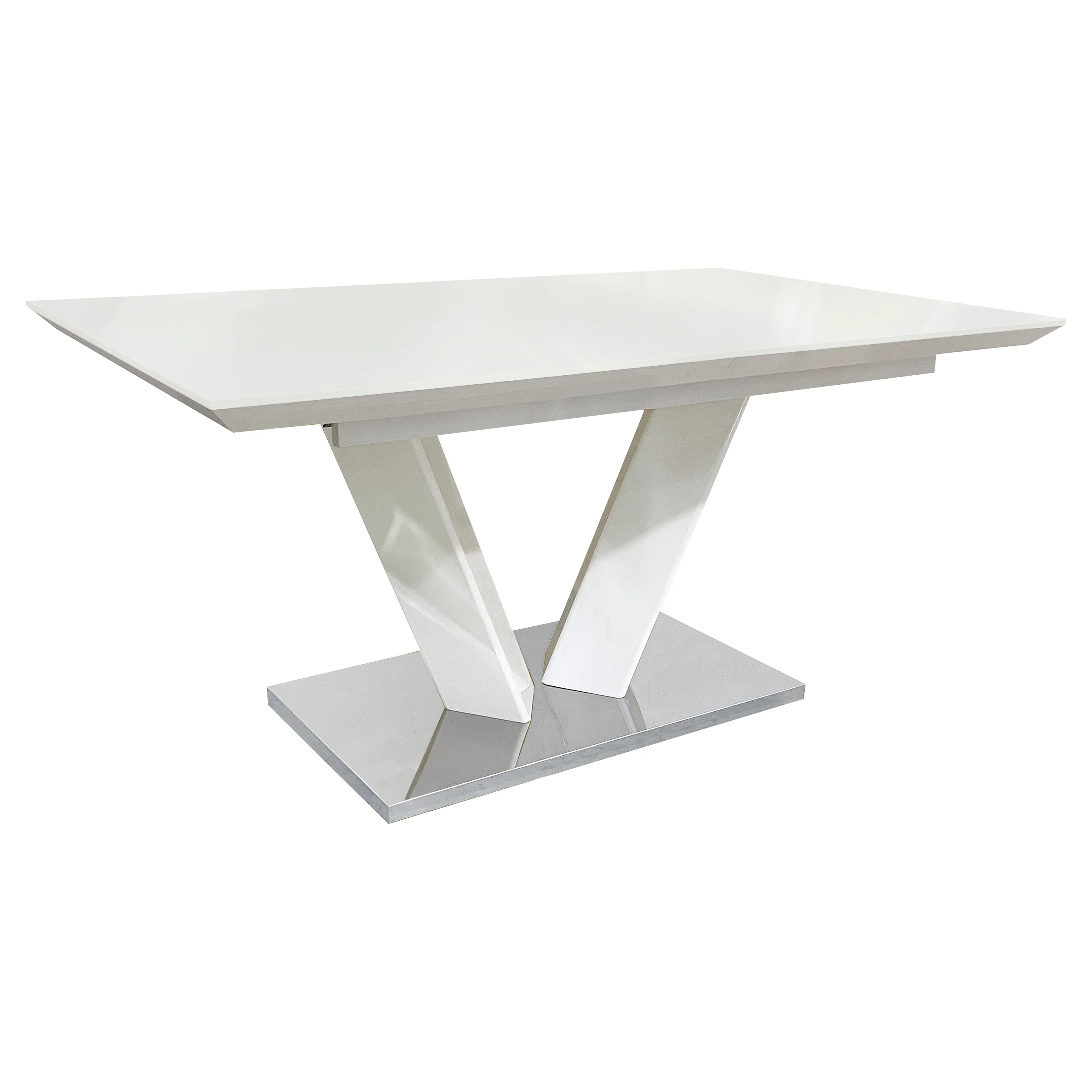 Yannis Chrome Metal 7-Piece Dining Room Set - Image 5