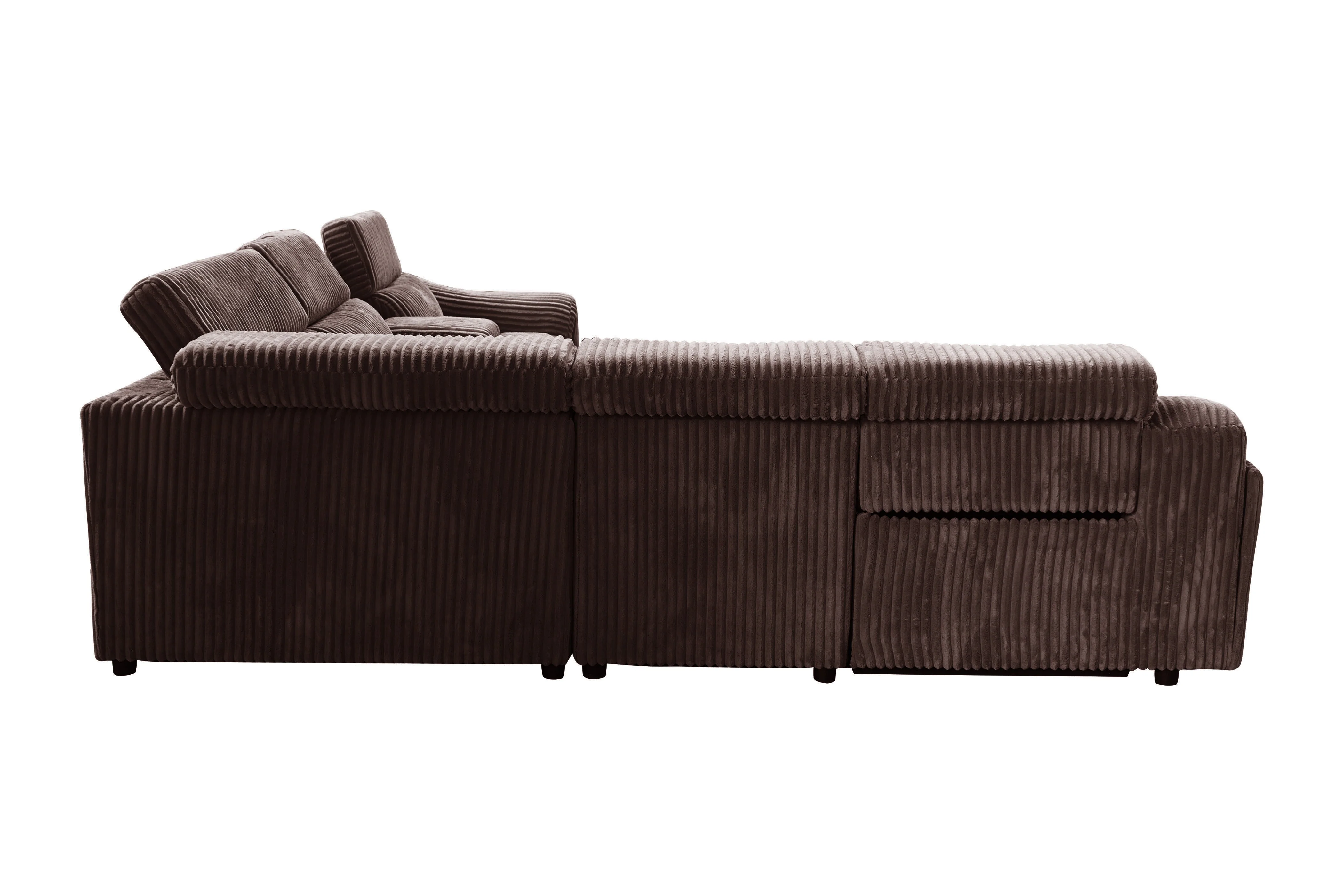 Yash Brown 6-Piece Power Reclining Sectional - Image 13