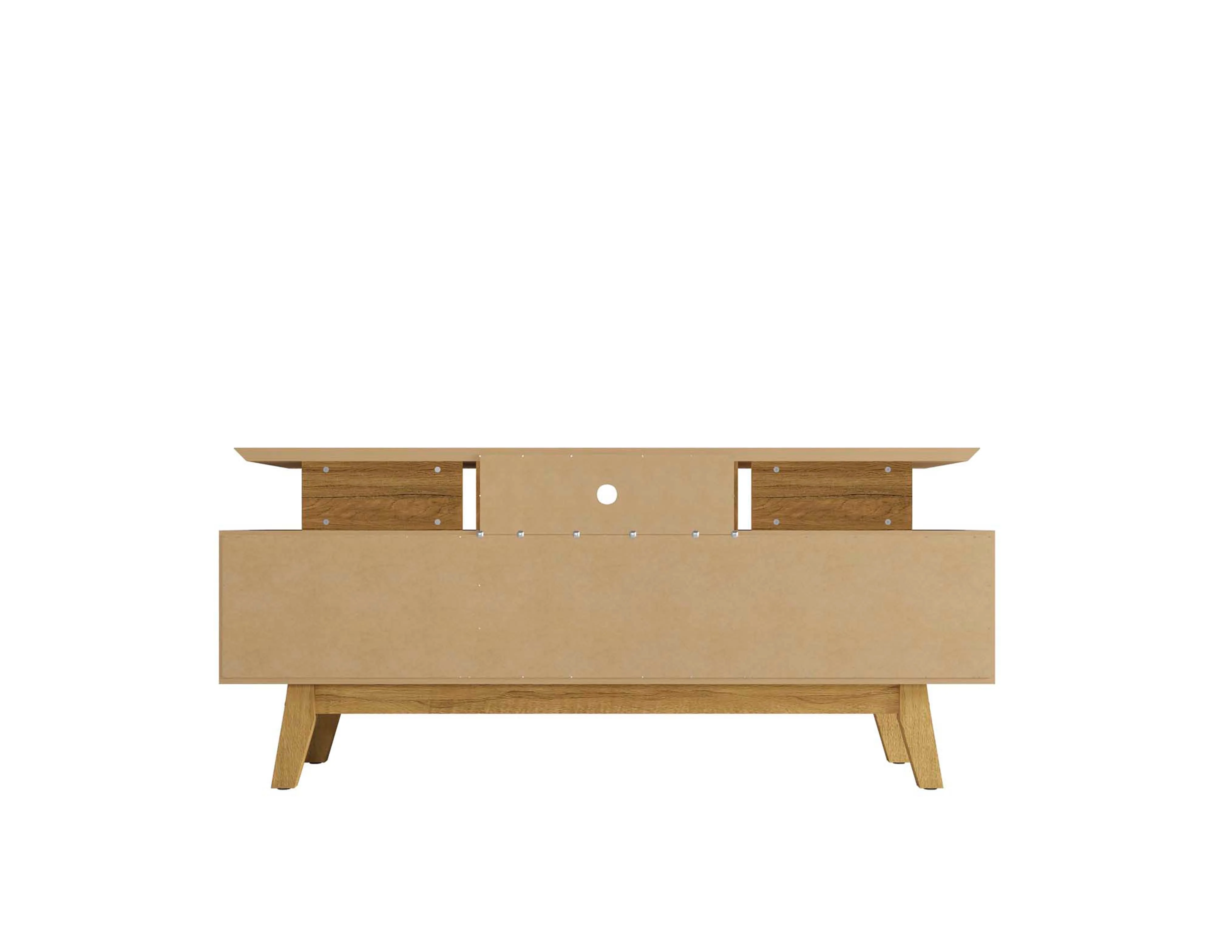 Yonkers 62.99 TV Stand in Off White and Cinnamon - Image 8