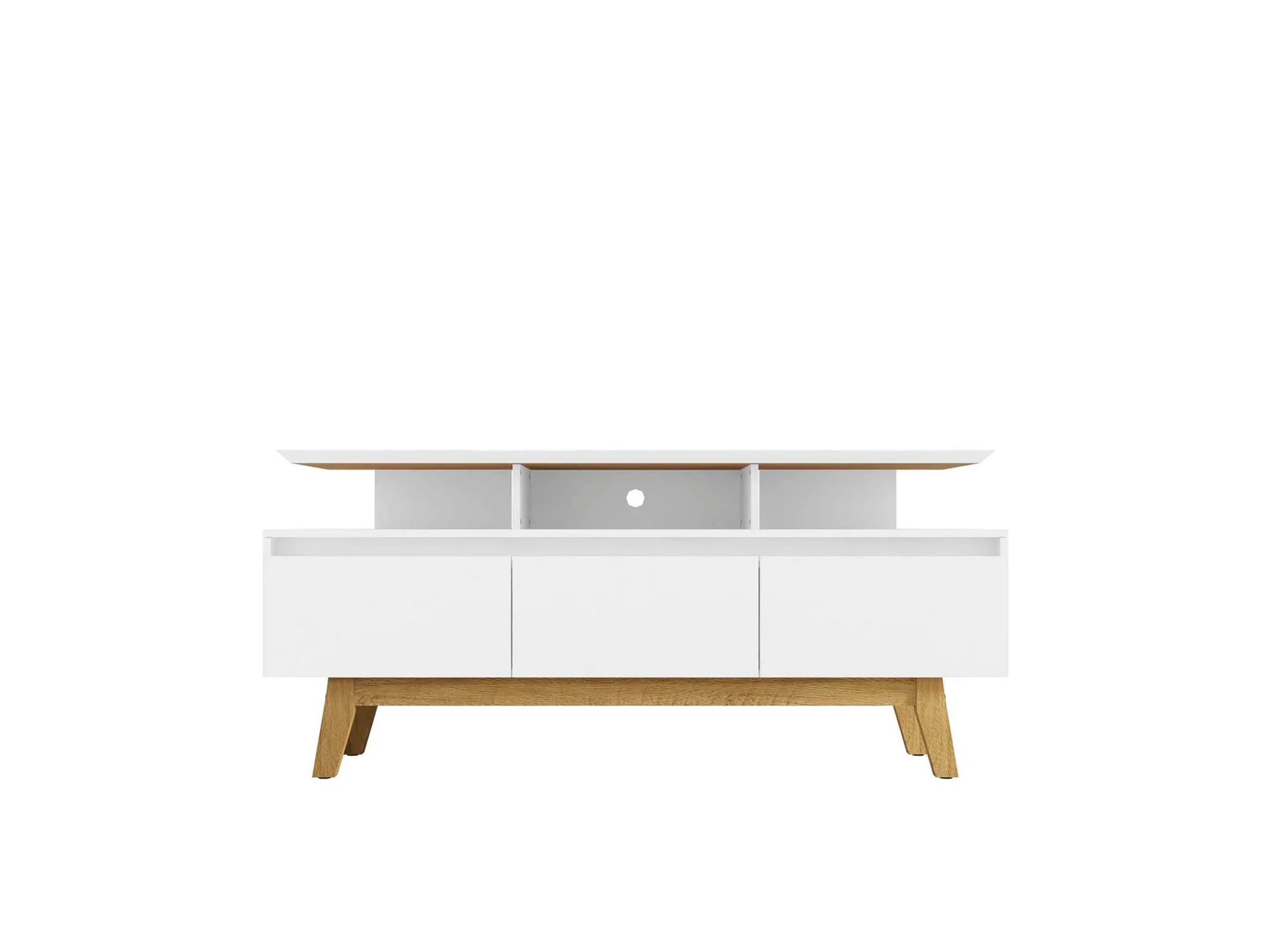 Yonkers 62.99 TV Stand in White