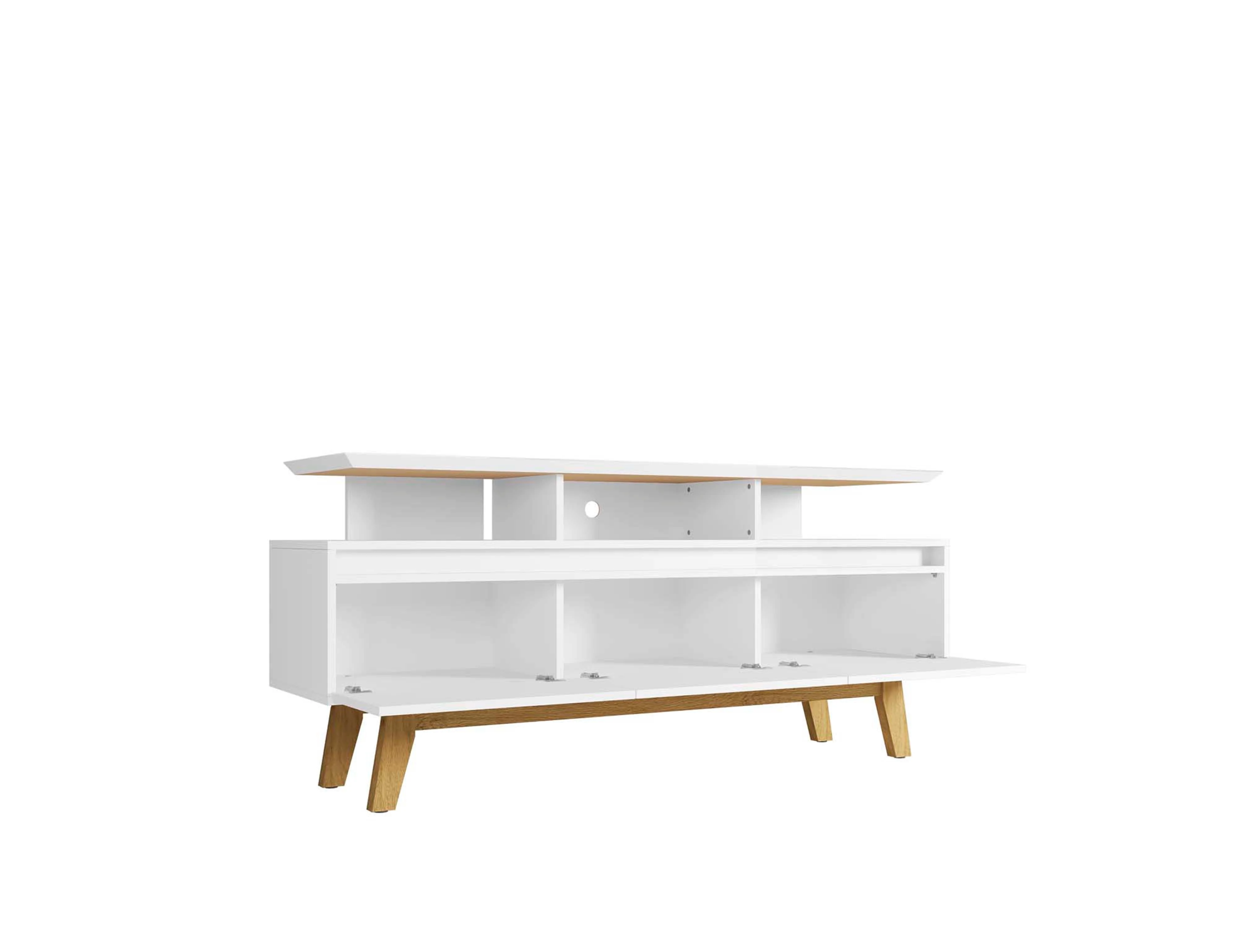 Yonkers 62.99 TV Stand in White - Image 4