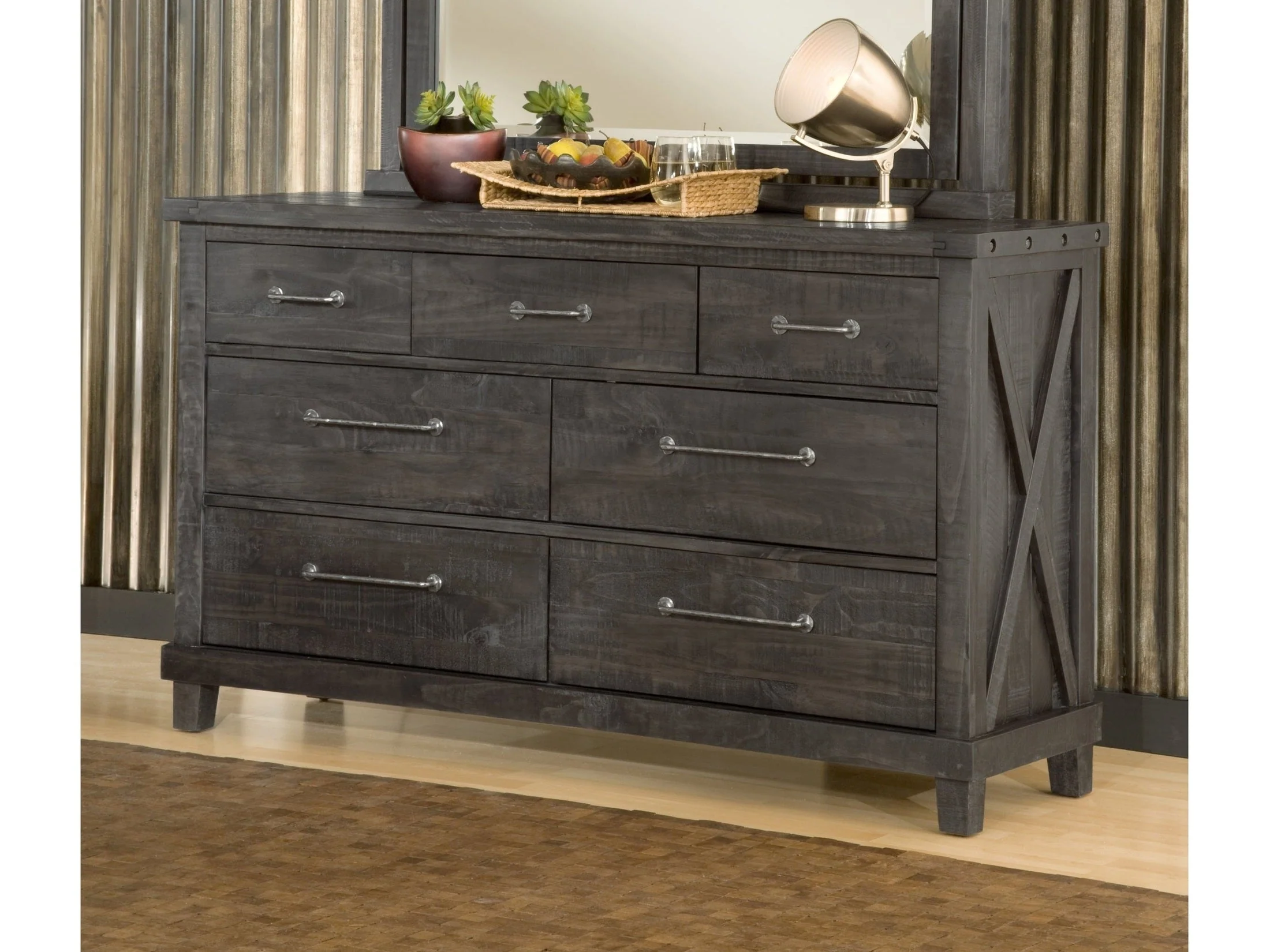 Yosemite Solid Wood Dresser in Cafe