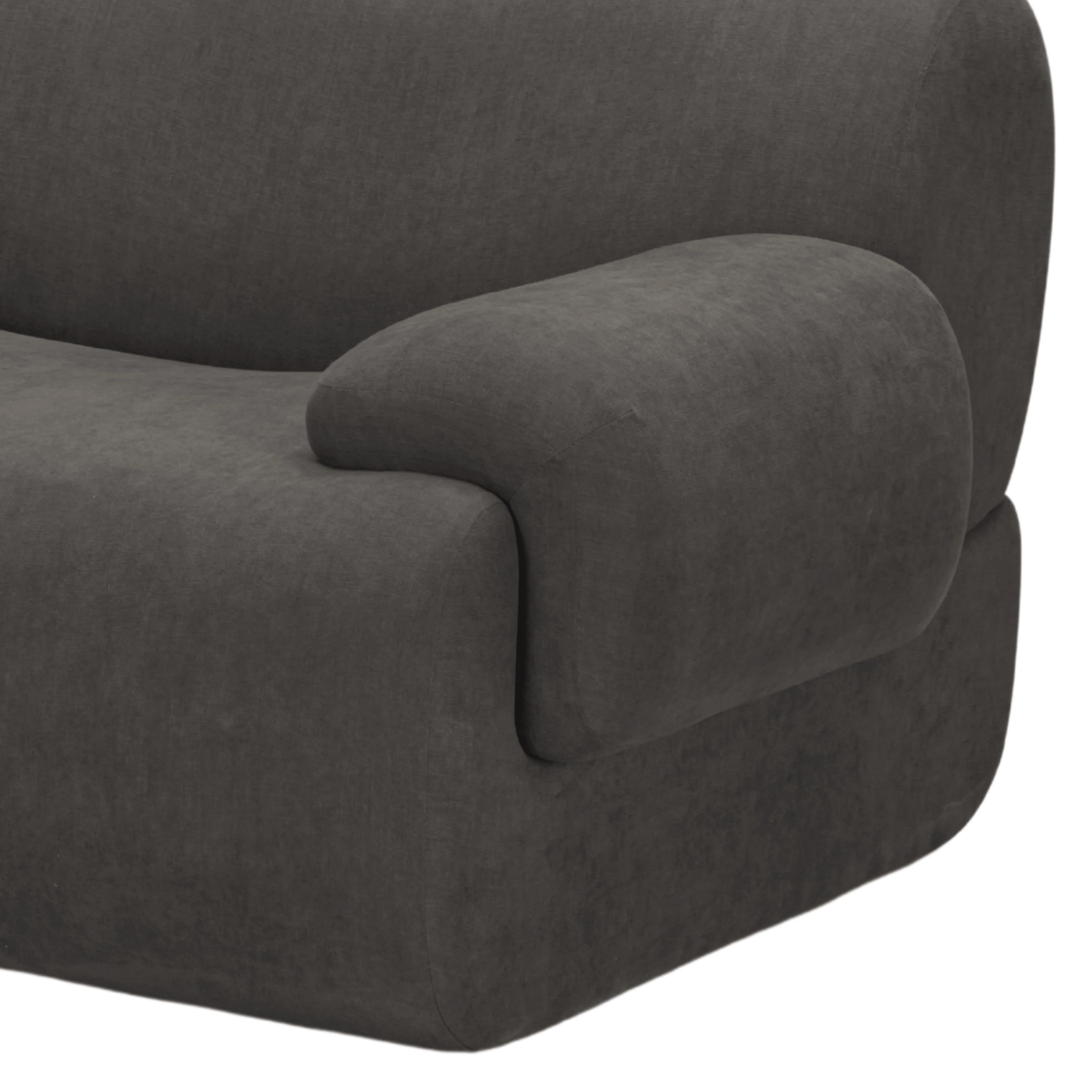 Zenith 116.5" Contract-Grade Upcycled Fabric Modular Sofa - Image 14