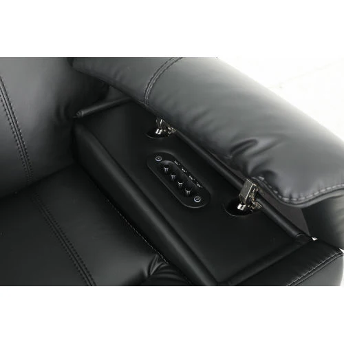 Zenith Black Power Immersive Audio Recliner with Built-in Speakers, Lighting and Vibration - Image 7