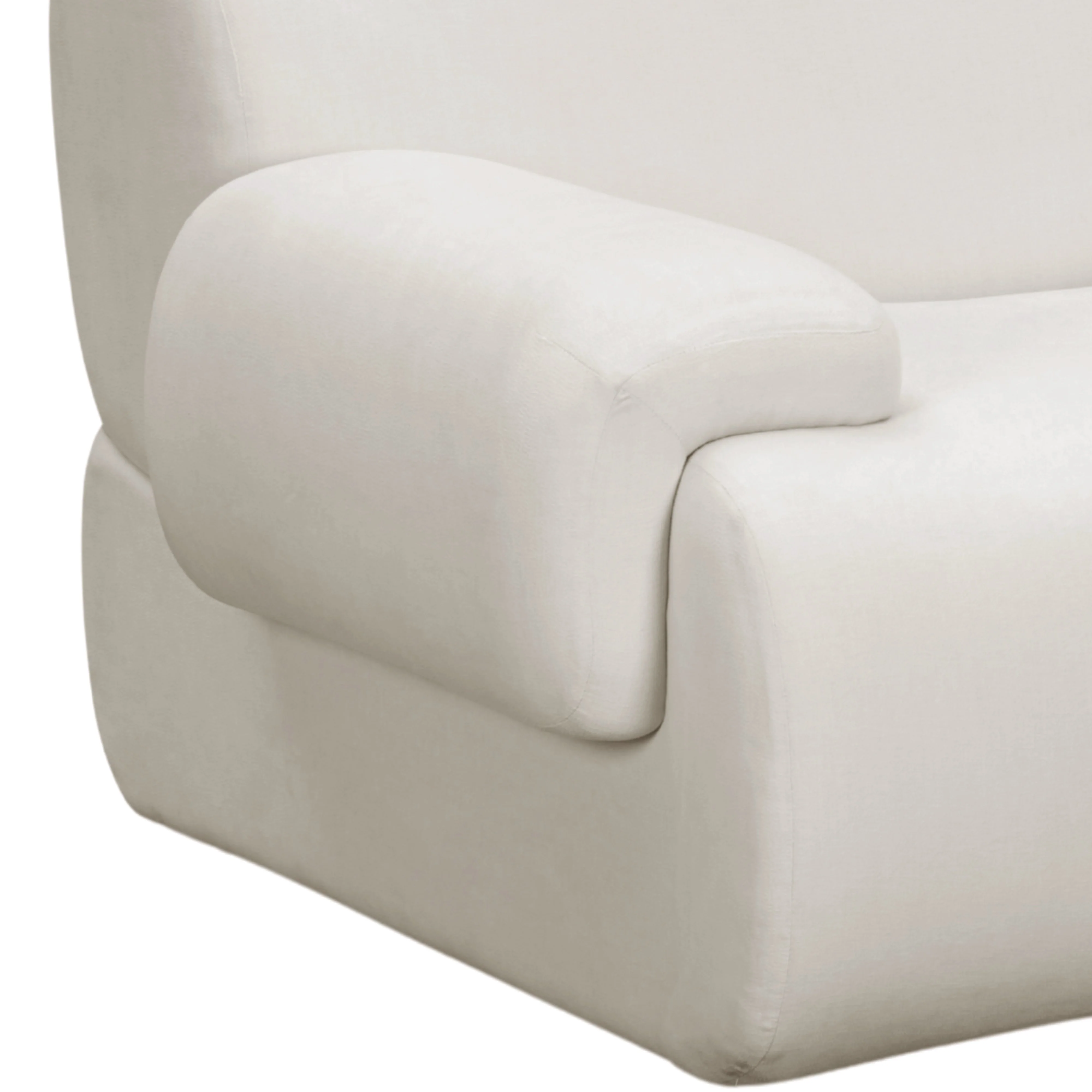 Zenith Contract-Grade Upcycled Fabric Corner Chair - Image 15