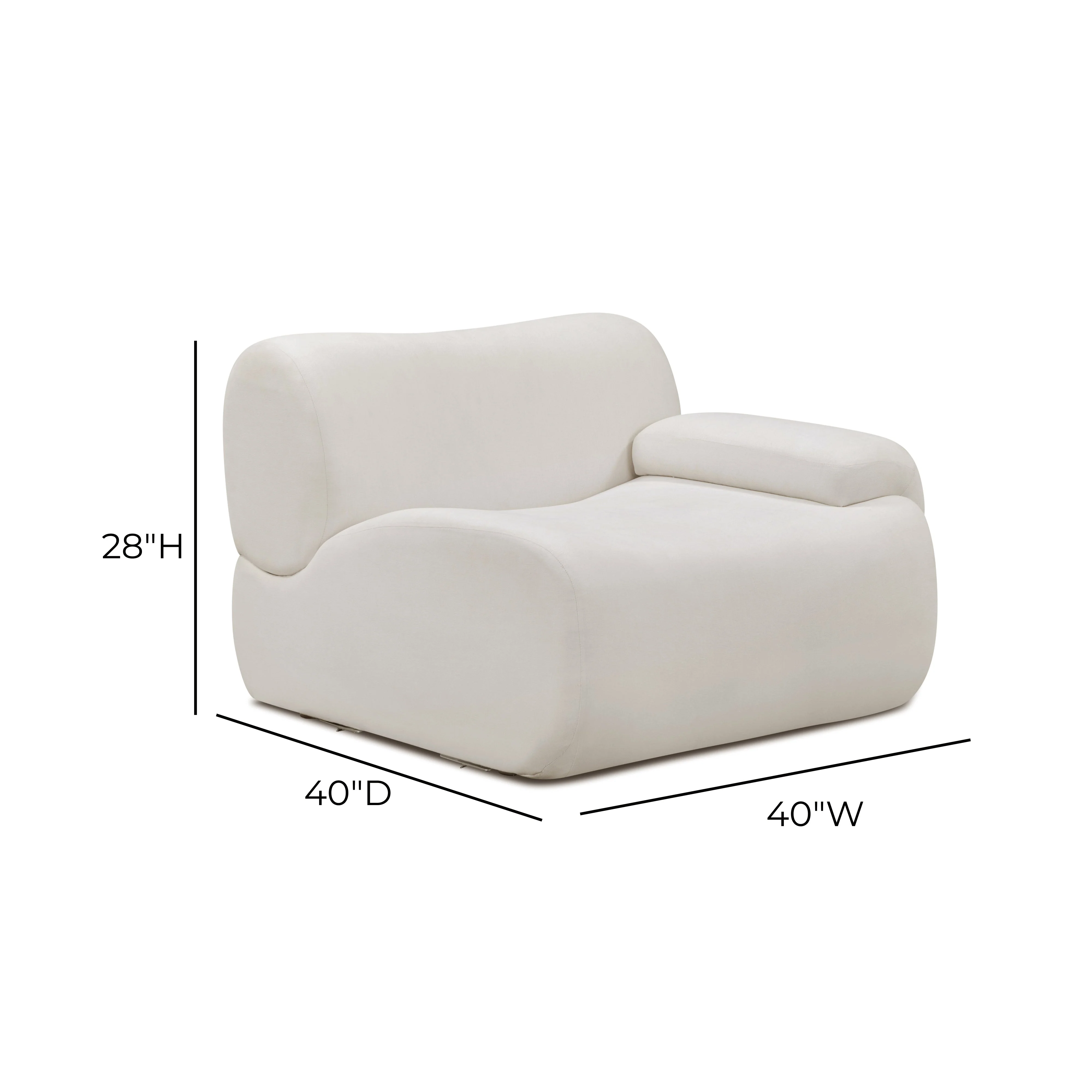Zenith Contract-Grade Upcycled Fabric Corner Chair - Image 9