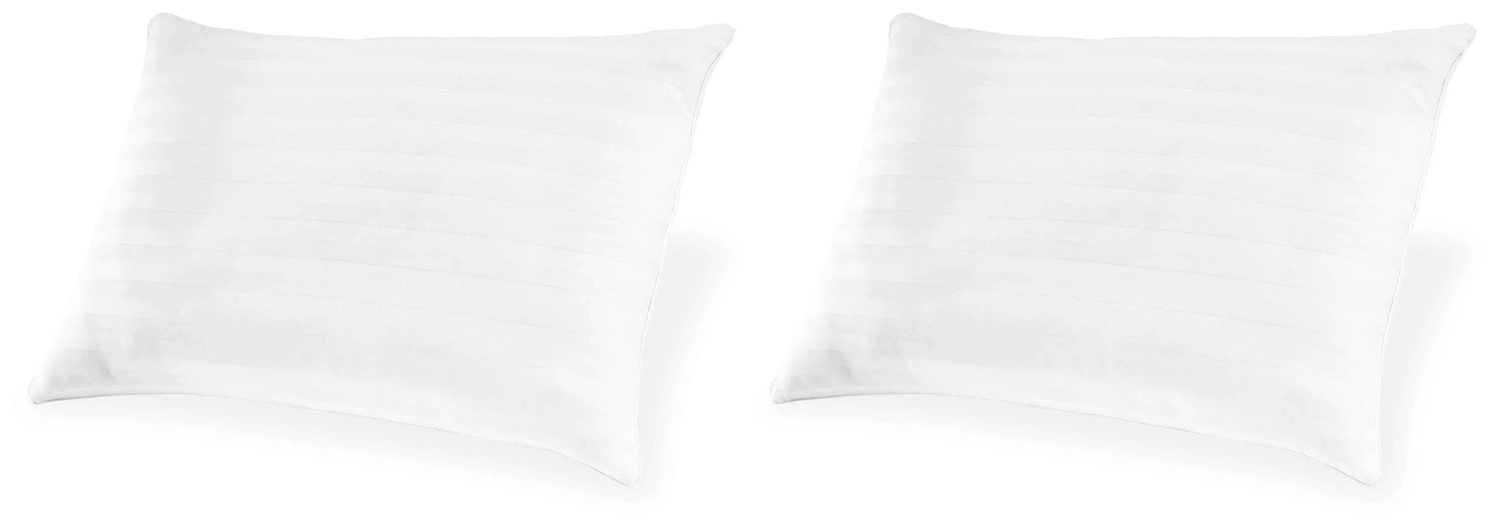 Zephyr 2.0 White Cotton Pillow, Set of 2 - Image 2