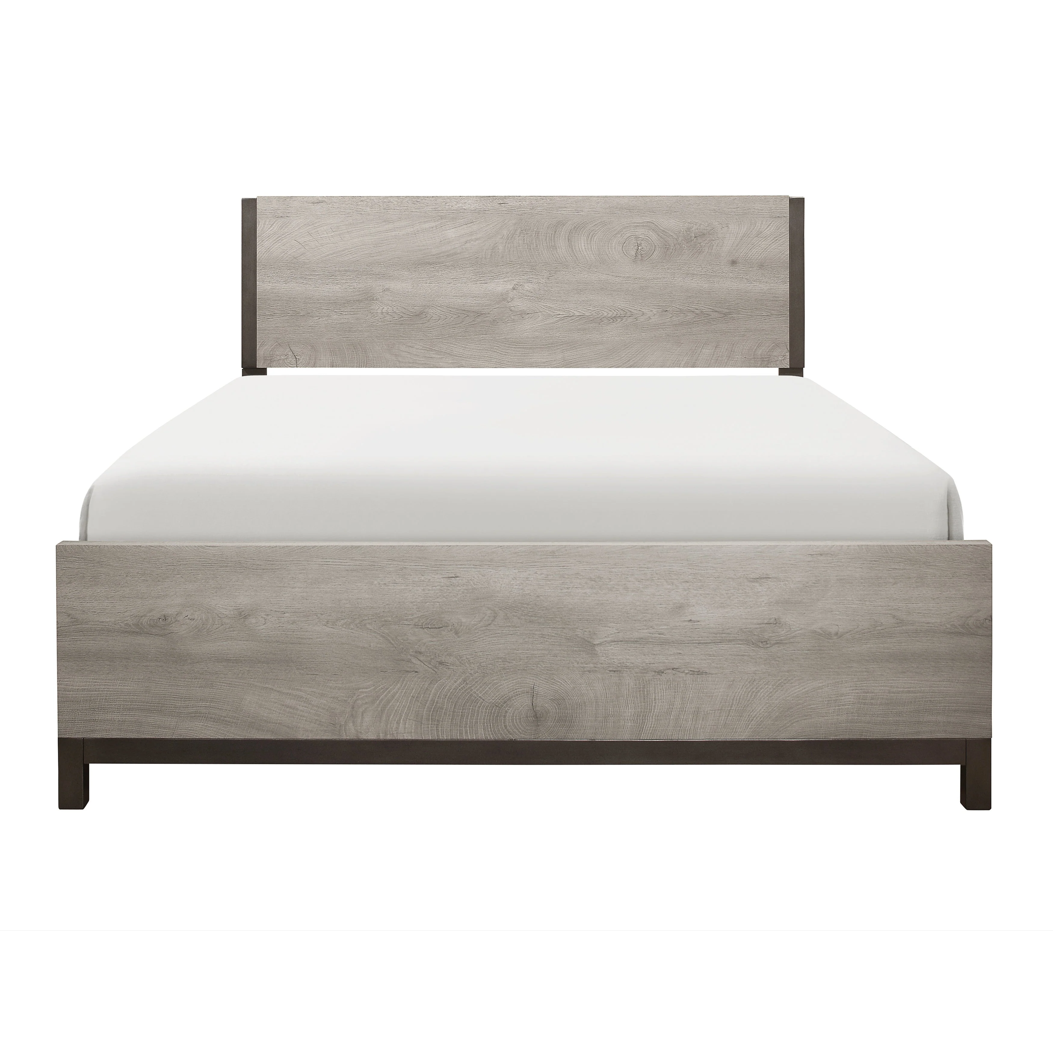 Zephyr Light Gray California King Bed with 2 Nightstands - Image 4
