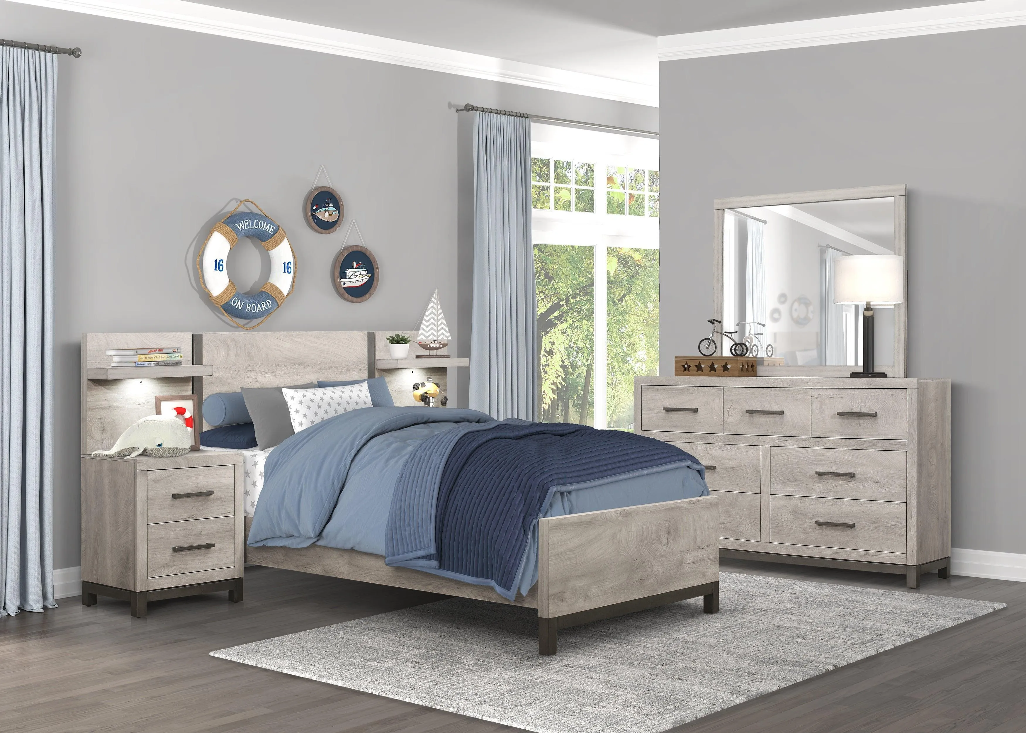 Zephyr Light Gray Dresser - Image 6