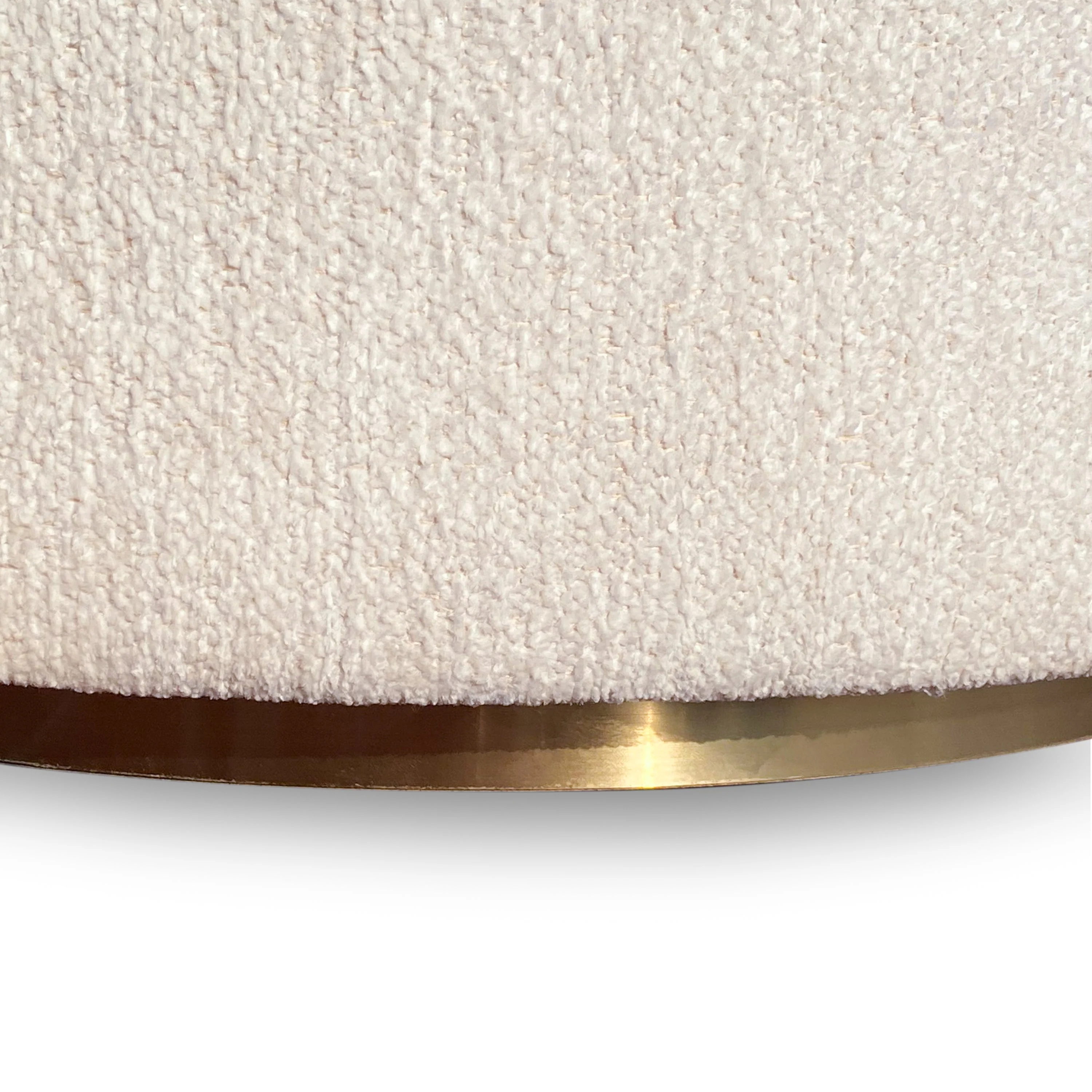 Zinnia Fully Upholstered Swivel Chair in Dune Chenille - Image 6