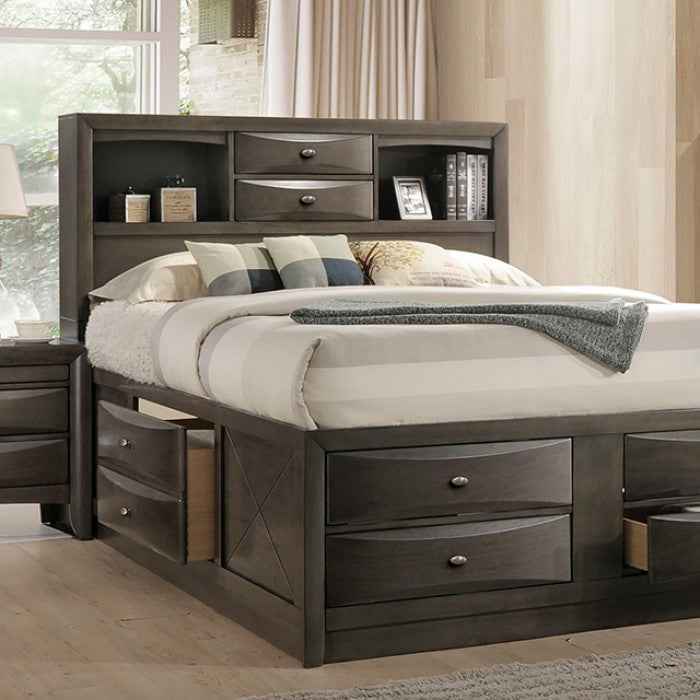 Zosimo Gray 4-Piece Queen Bedroom Set - Image 2