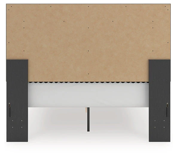 Zuraleus Black Queen Upholstered Panel Storage Bed - Image 7