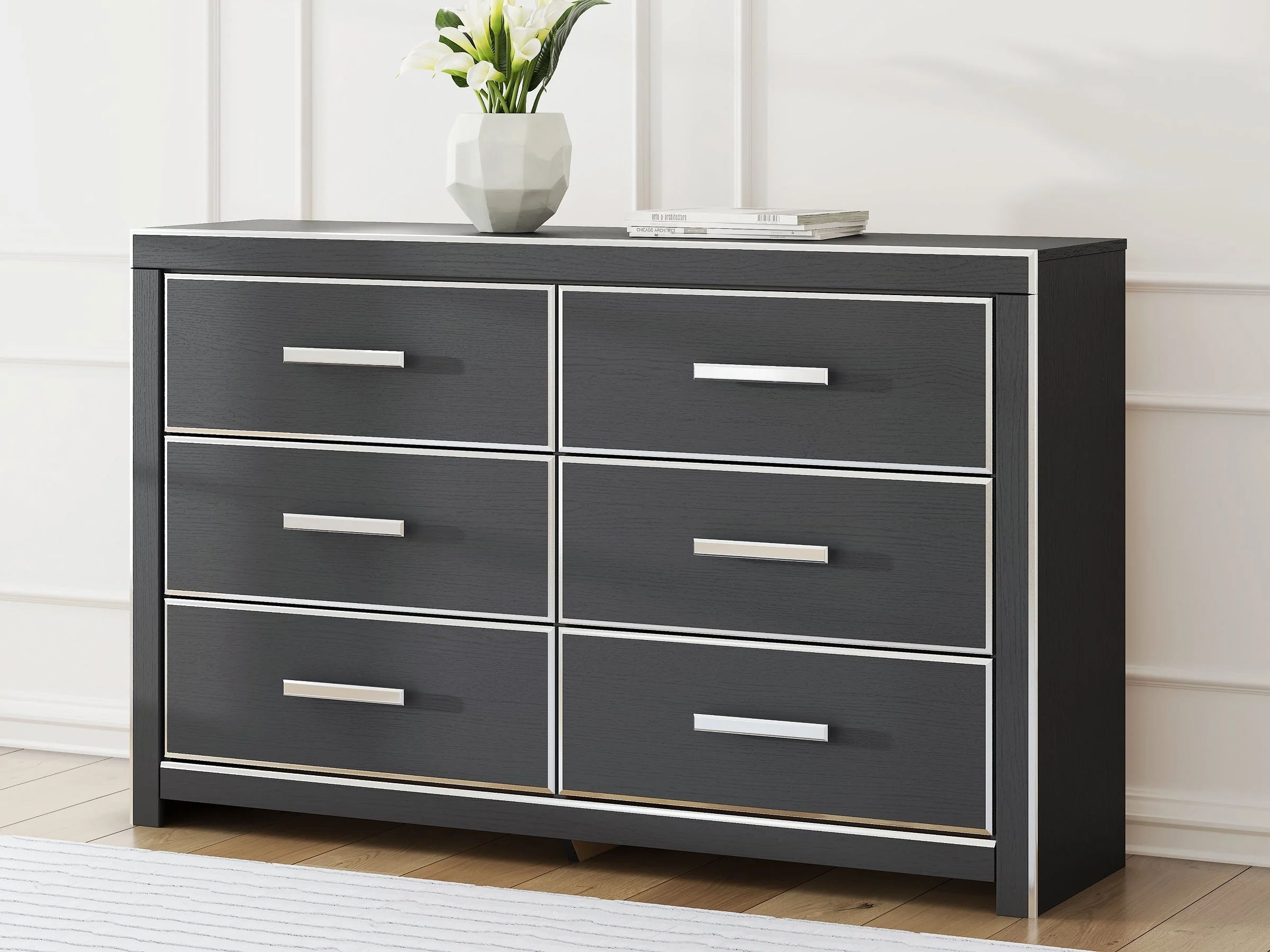 Zuraleus Black Six Drawer Dresser - Image 2