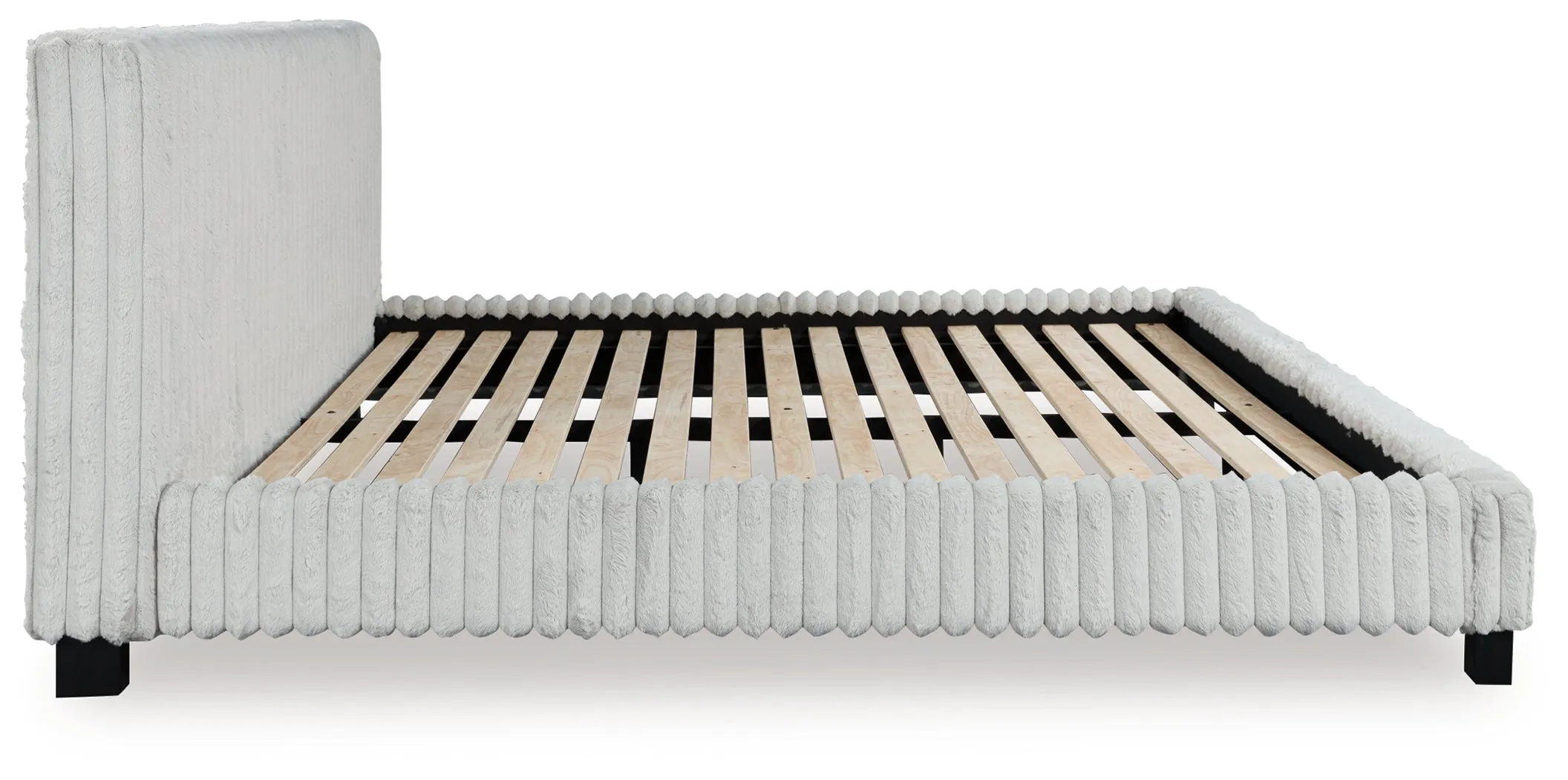 Zuraleus White King Upholstered Bed - Image 6