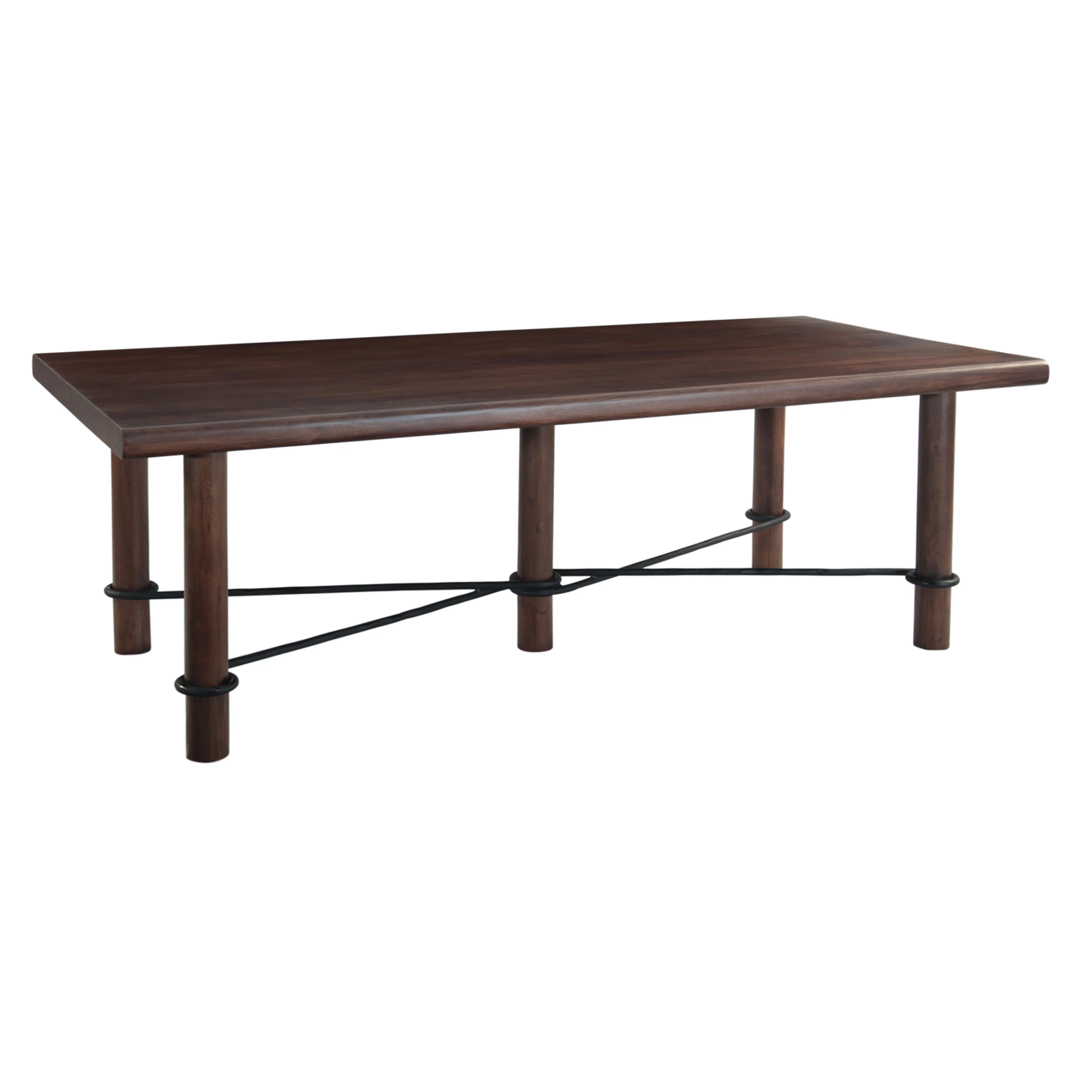 Timbers Lincoln 88" Dining Table in Vinegar Acacia